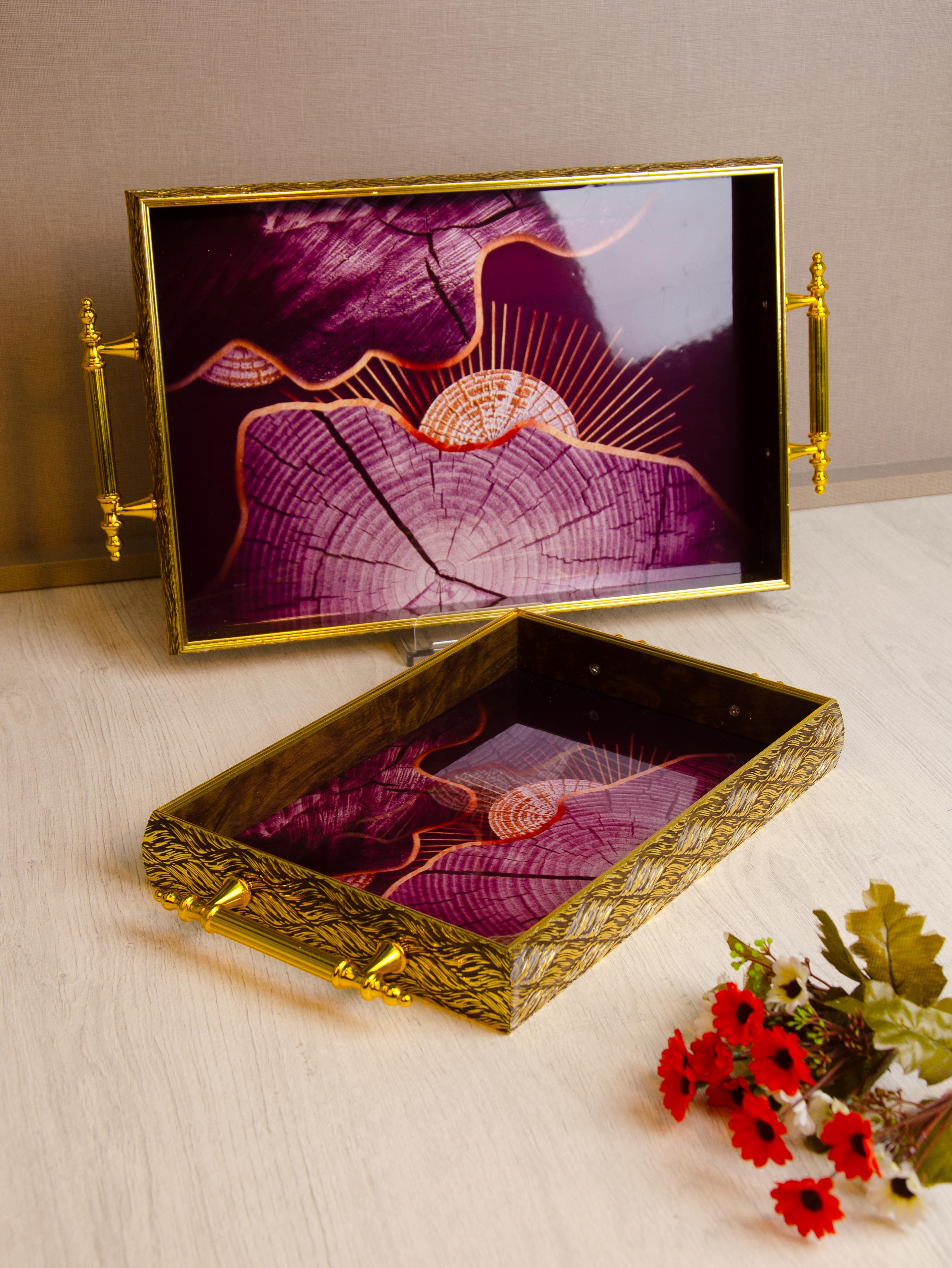 PAÇİ-2'Lİ DEKORATİF TEPSİ