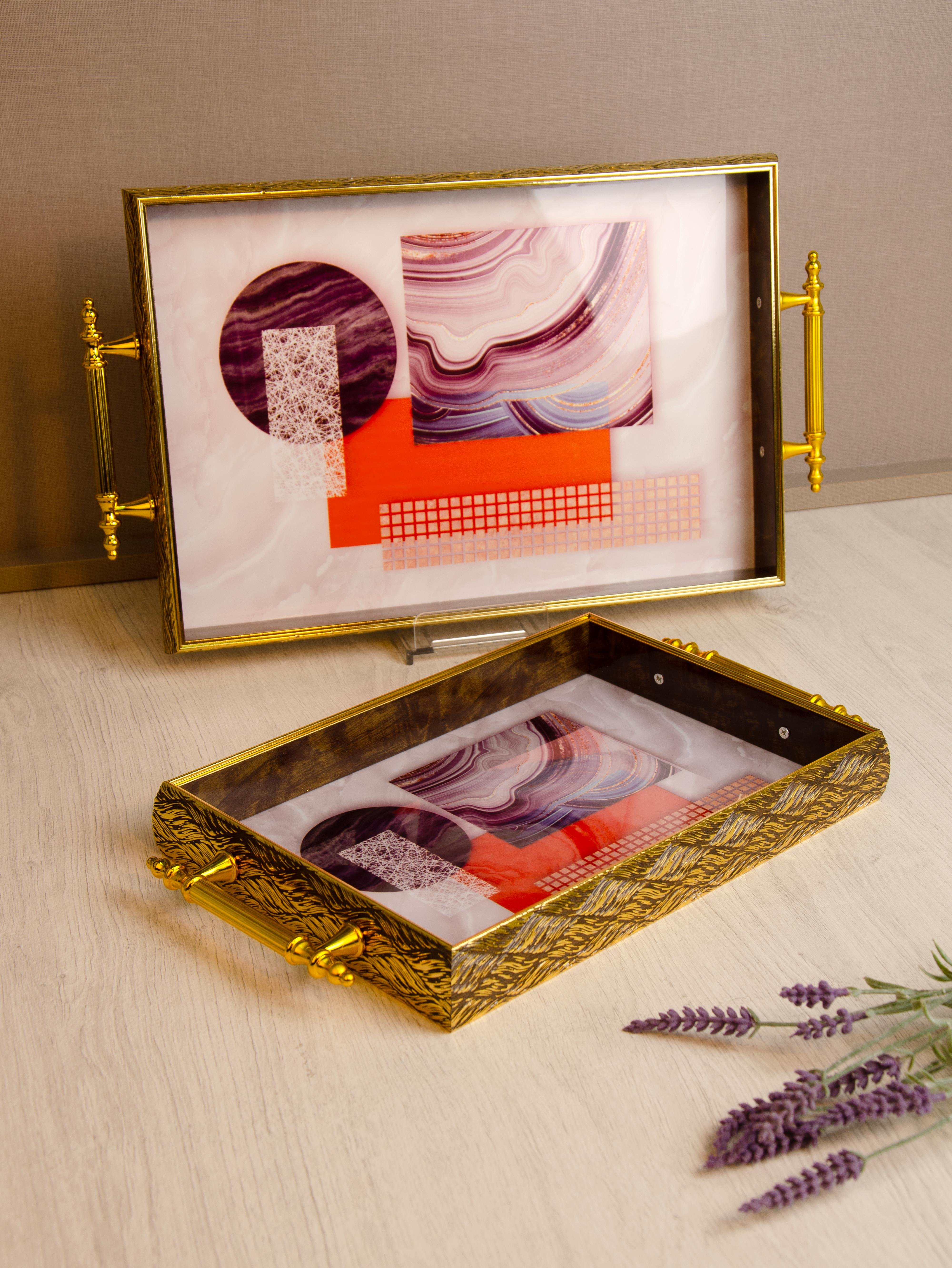 PAÇİ-2'Lİ DEKORATİF TEPSİ