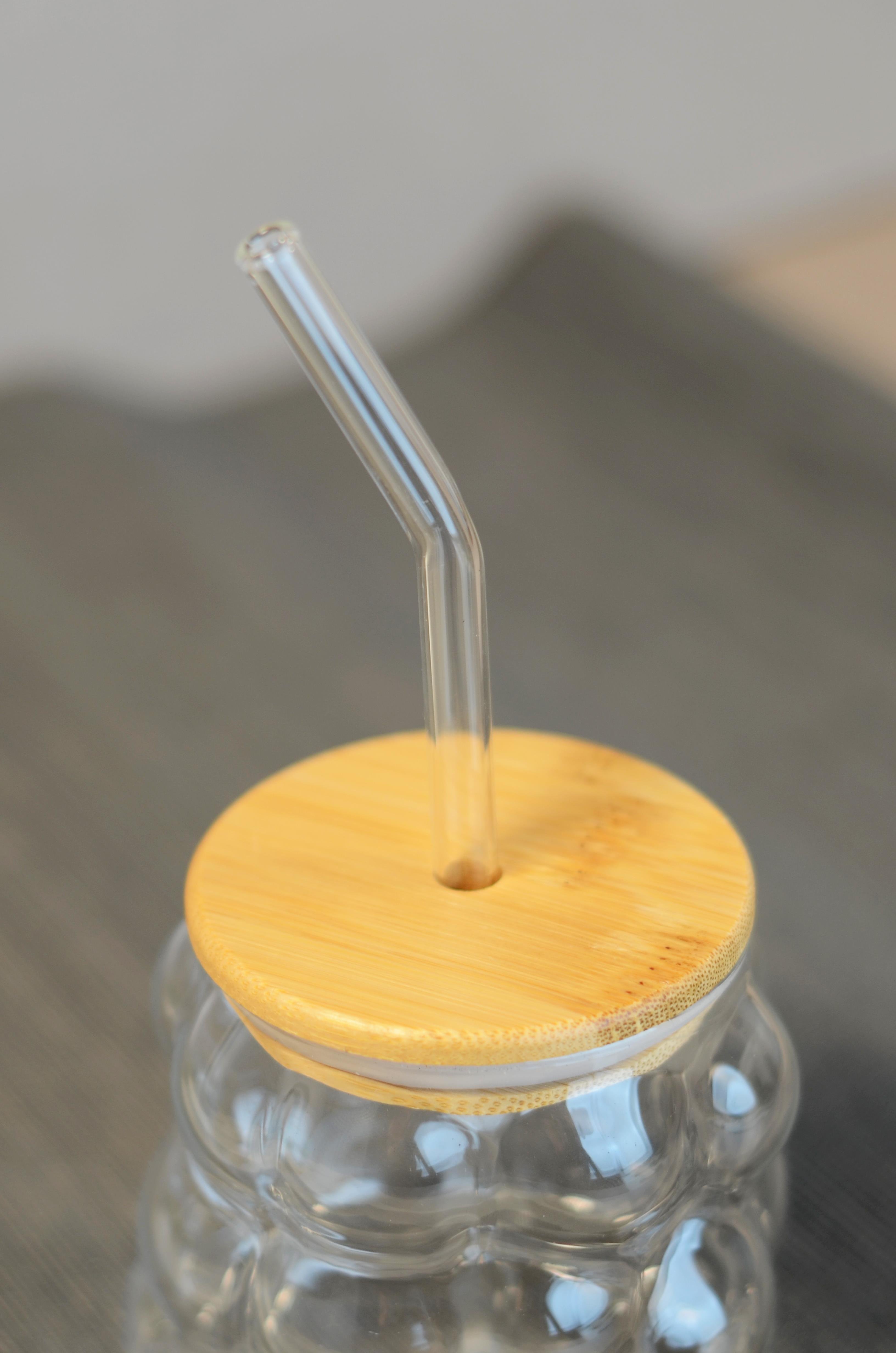PAÇİ 300 ML ÜZÜM BAMBU KAPAKLI PİPETLİ KUPA