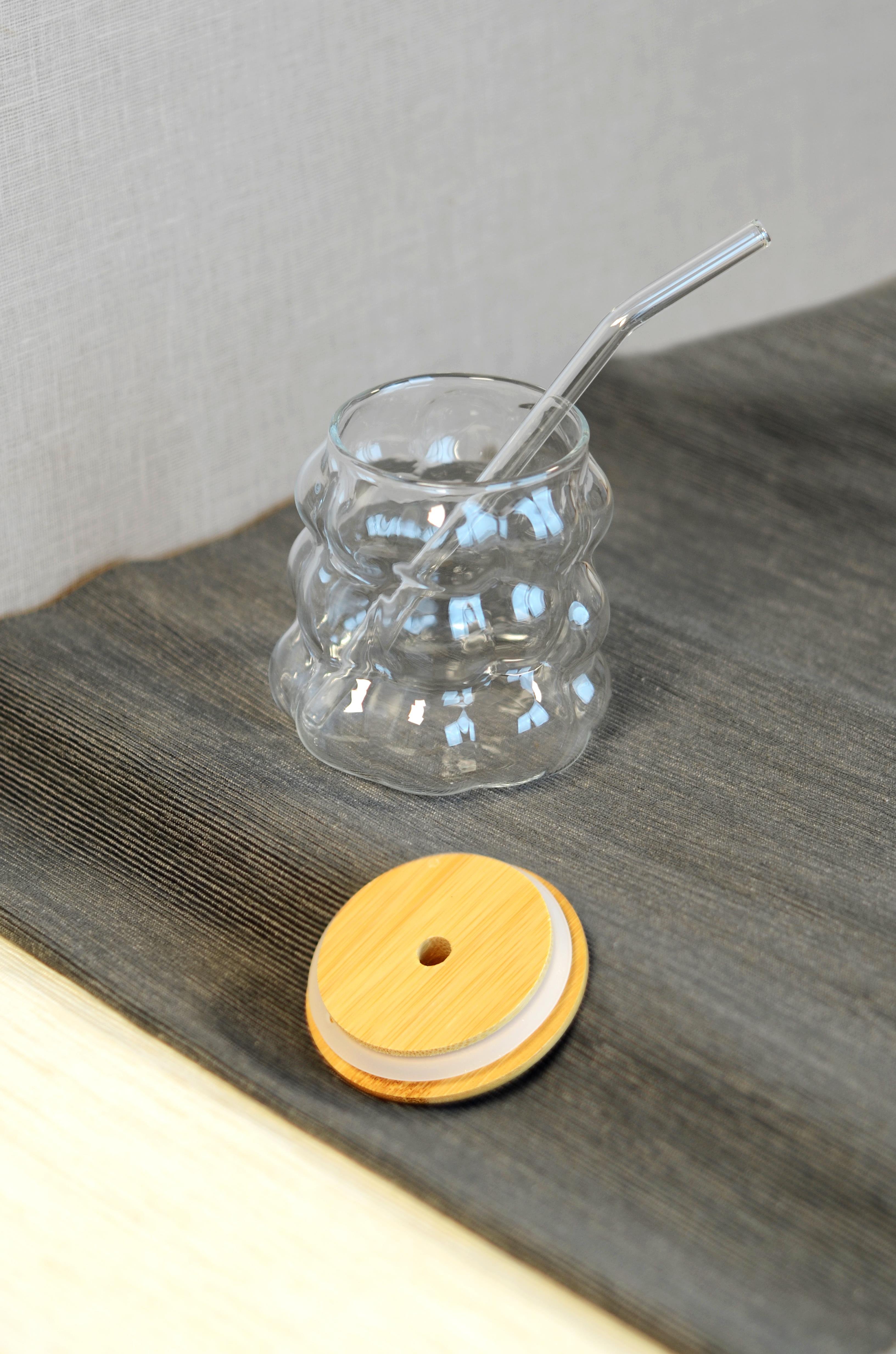 PAÇİ 300 ML ÜZÜM BAMBU KAPAKLI PİPETLİ KUPA