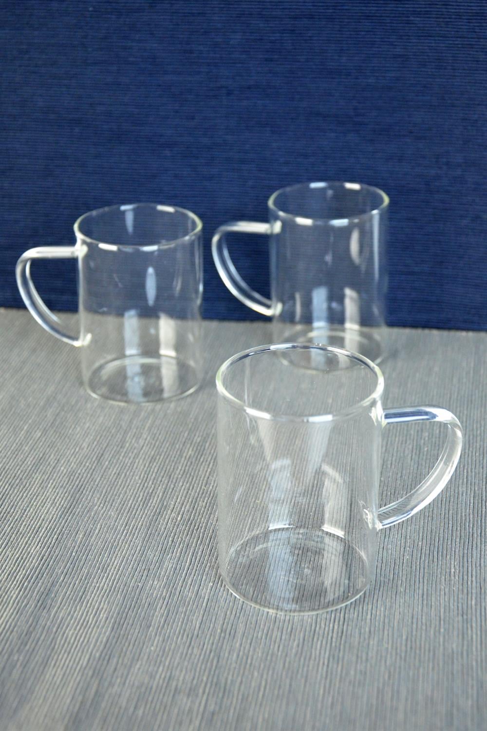 PAÇİ-3'LÜ 200 ML BRSLKATLI CAM KUPA BARDAK