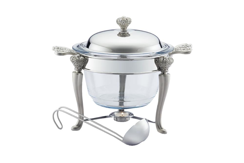 PAÇİ-4 LT YUVARLAK LÜX ISITMALI SERVİS TENCERESİ