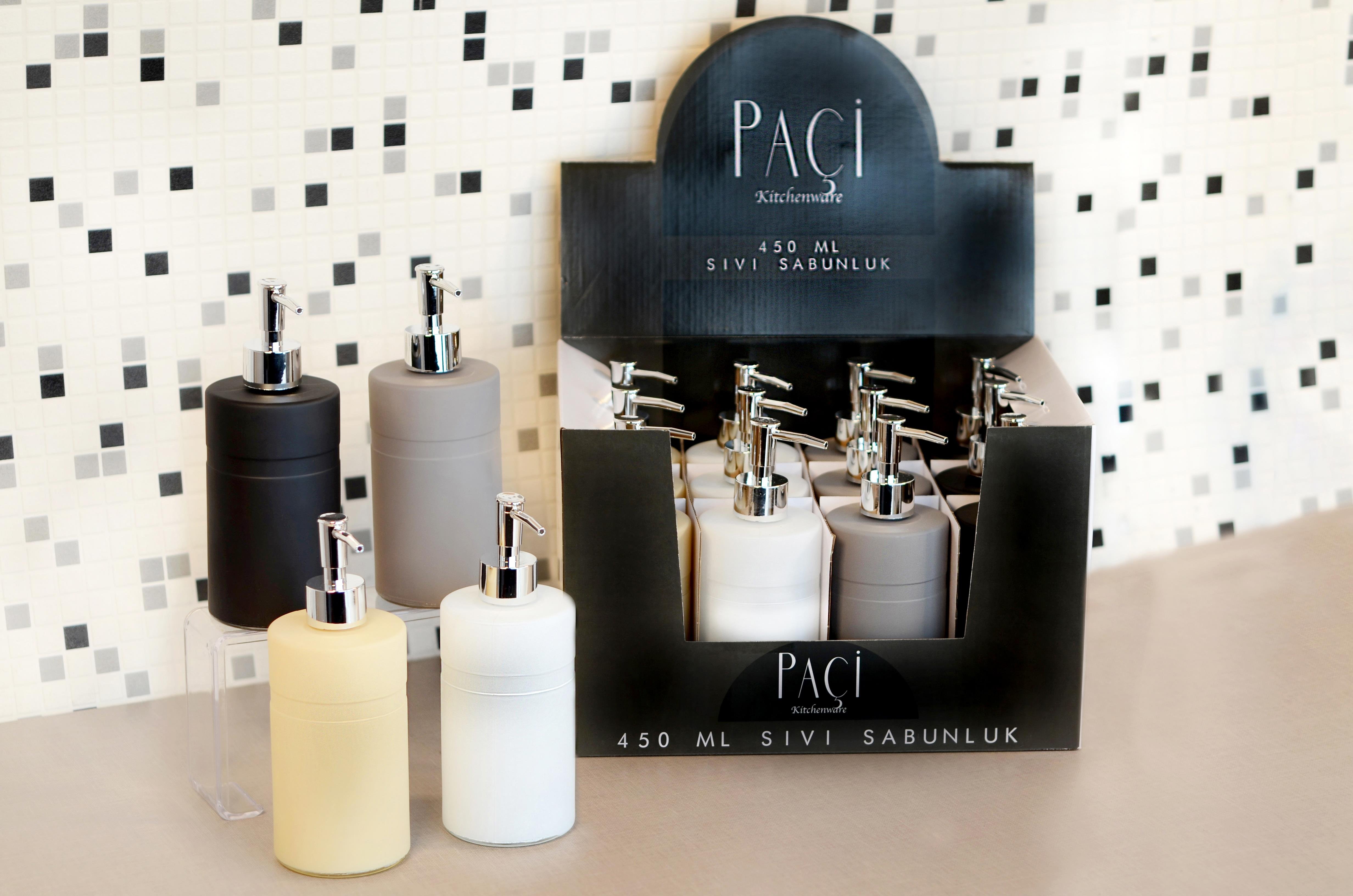 PAÇİ-450 ML RENKLİ SIVI SABUNLUK