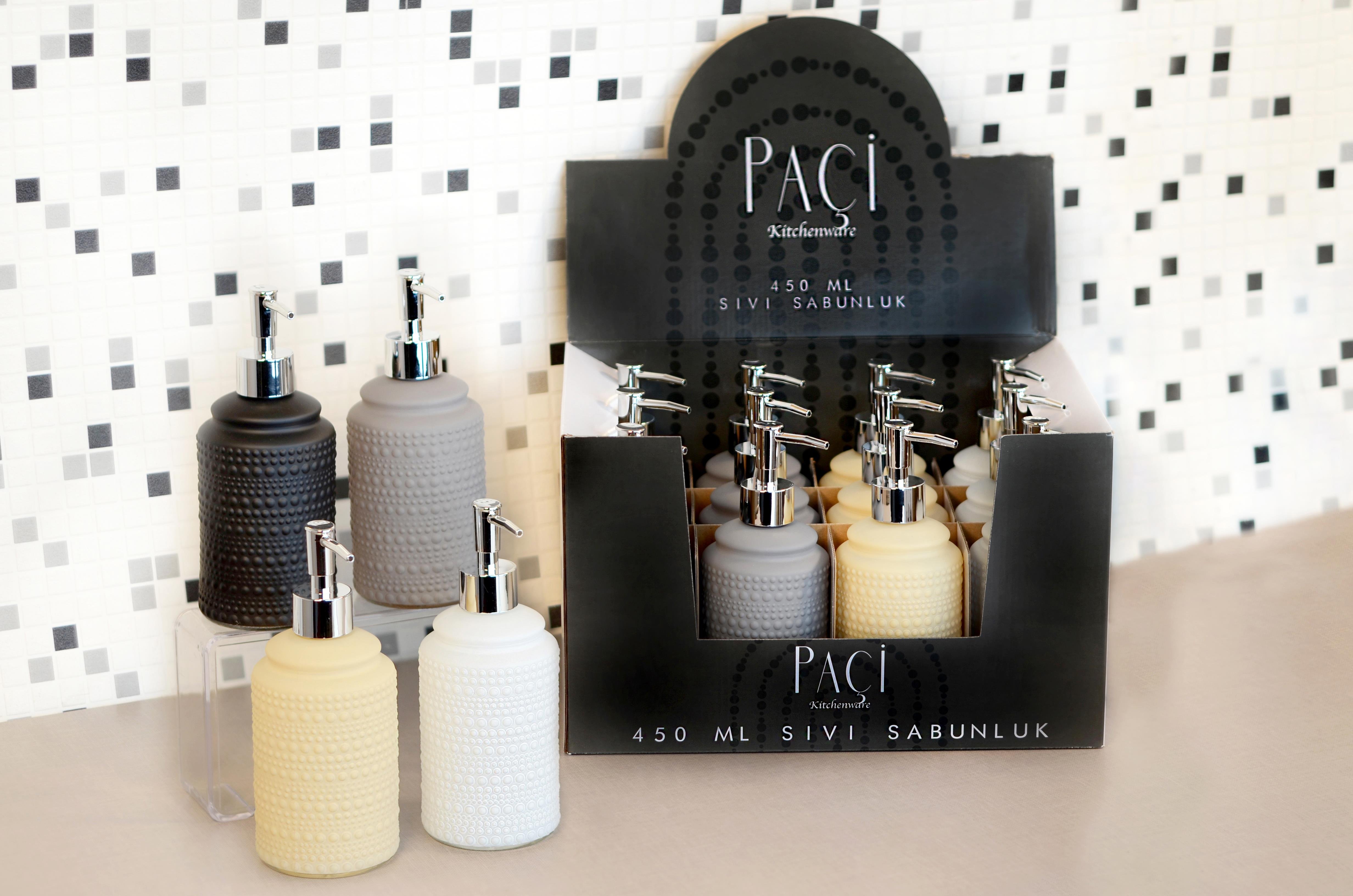 PAÇİ-450 ML RENKLİ SIVI SABUNLUK