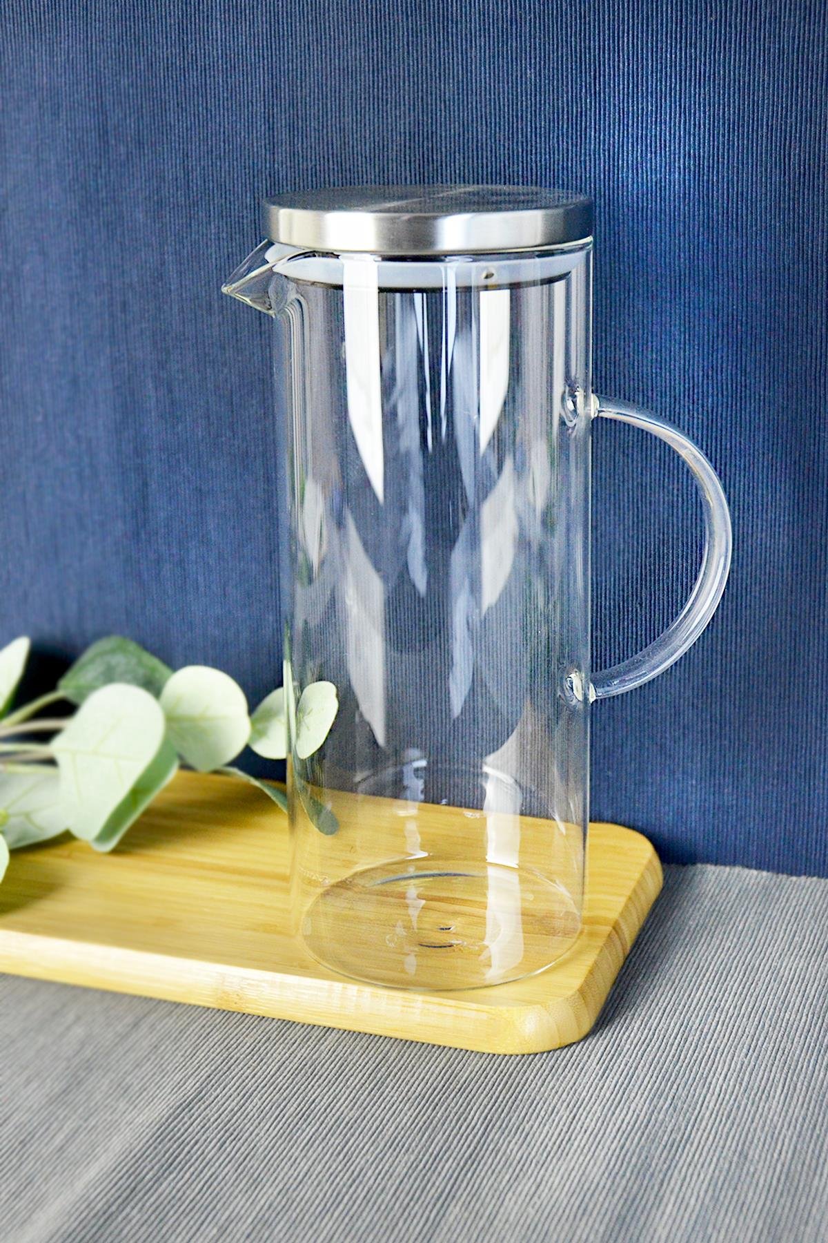 PAÇİ-ALİSA 1500 ML METAL KAPAK CAM SÜRAHİ