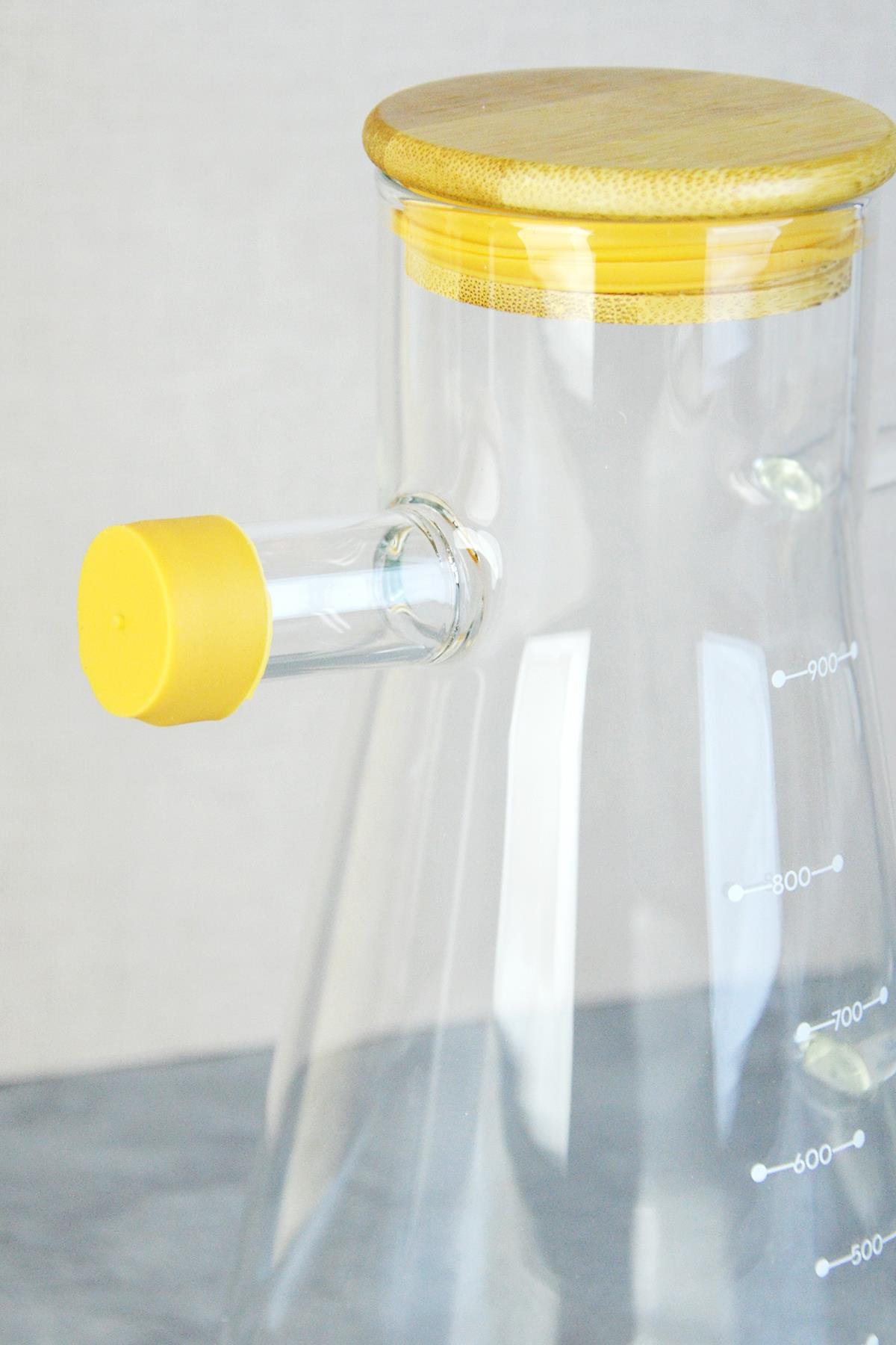 PAÇİ-ALİSA 900 ML BAMBU KAPAKLI YAĞLIK