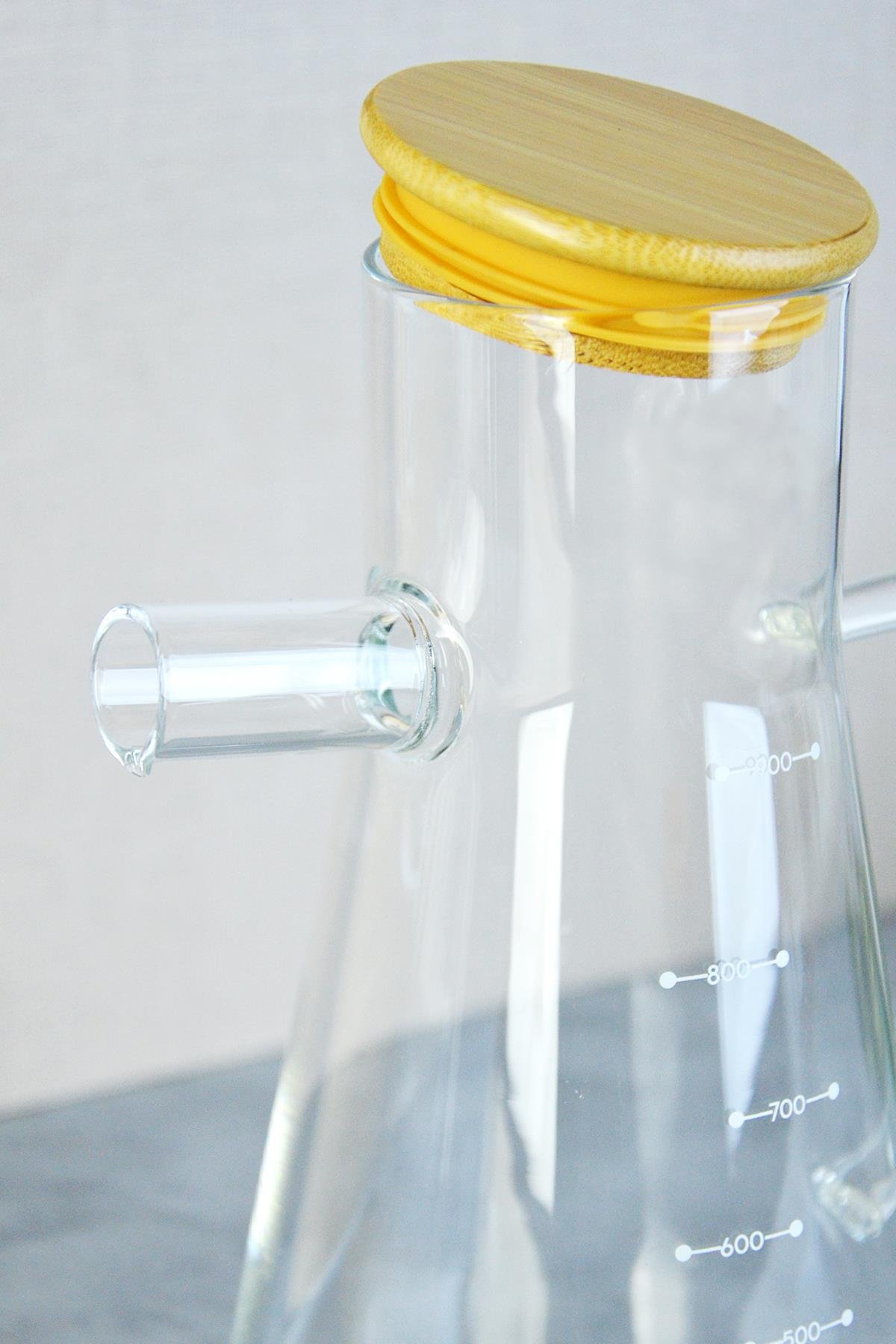 PAÇİ-ALİSA 900 ML BAMBU KAPAKLI YAĞLIK