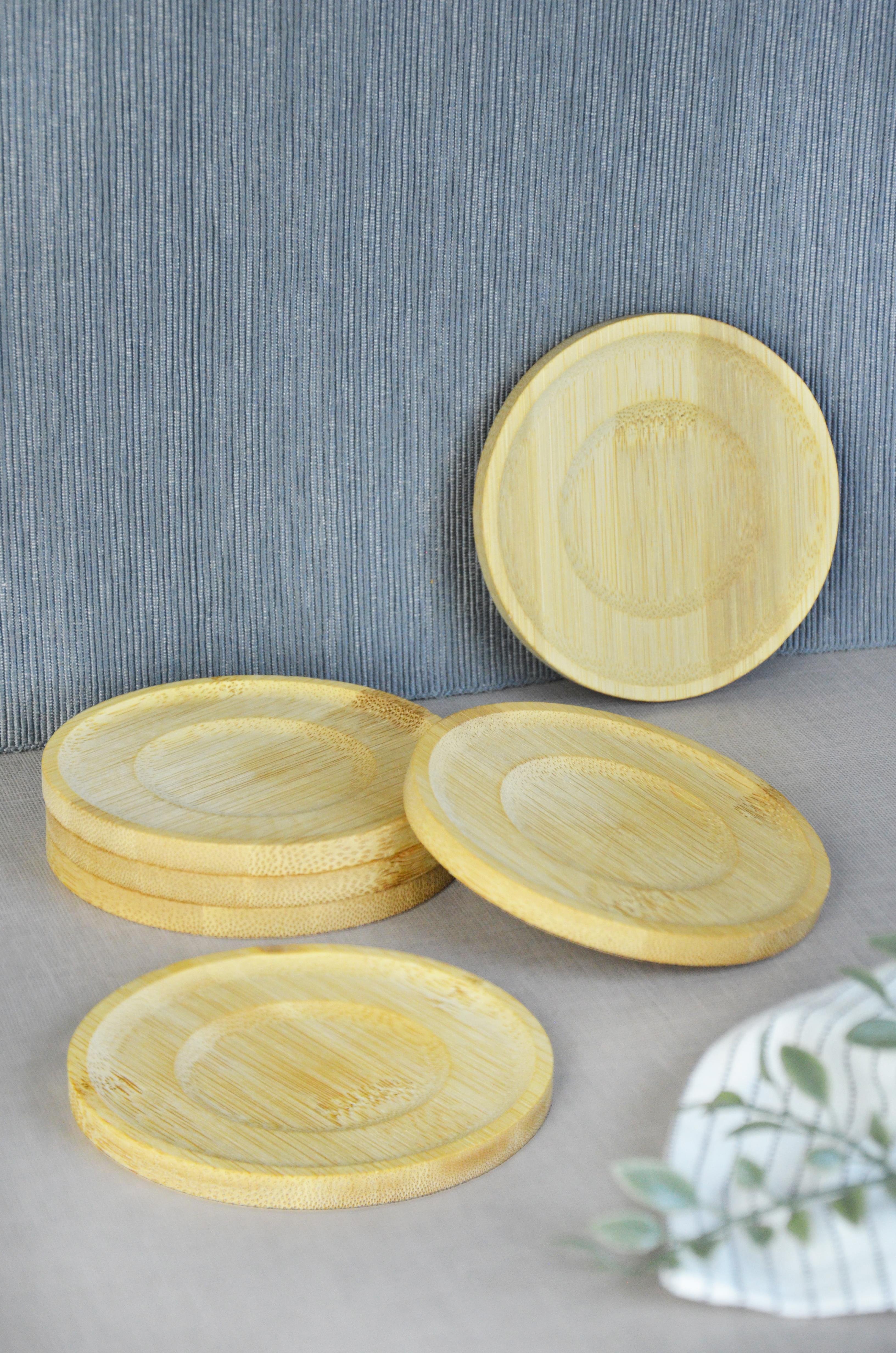 PAÇİ-BAMBU 10 CM YUVARLAK ÇAY TABAĞI