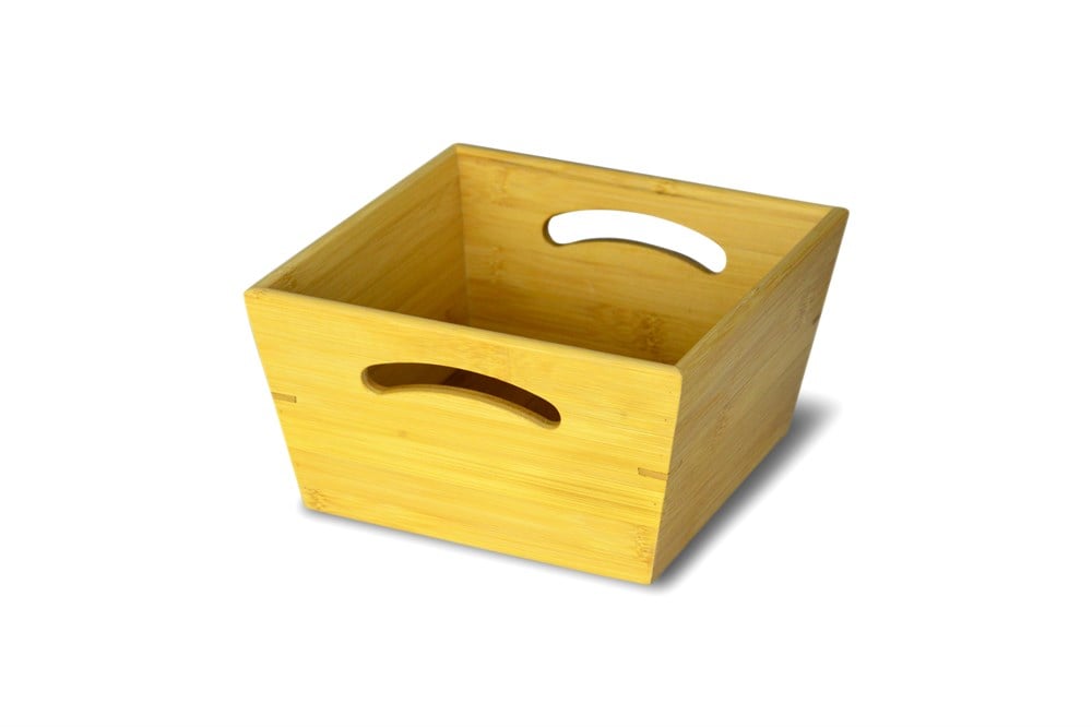 PAÇİ-BAMBU 22*22*12 KARE EKMEK SEPETİ