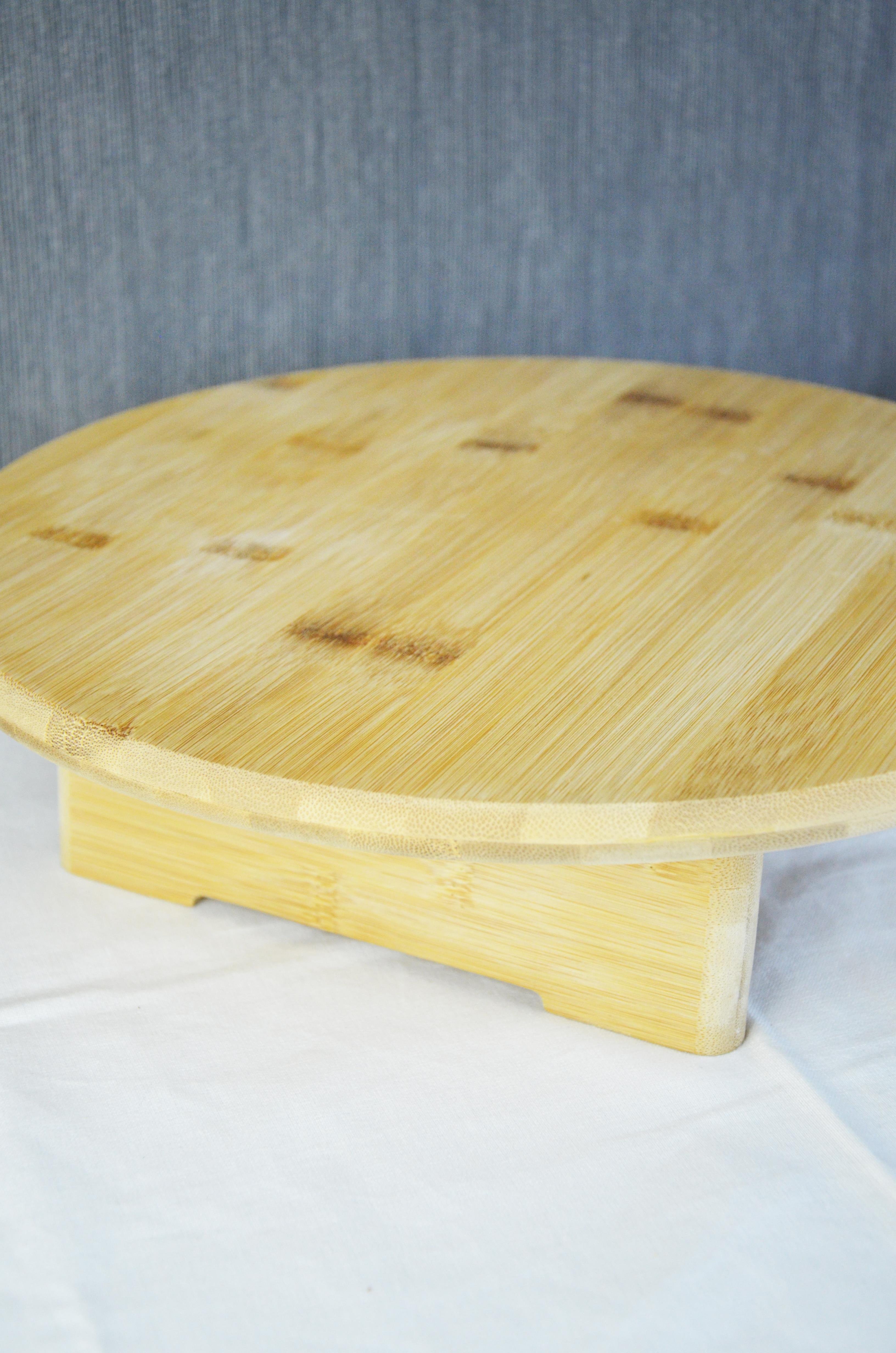 PAÇİ-BAMBU 30 CM AYAKLI YUVARLAK KESİM PANOSU