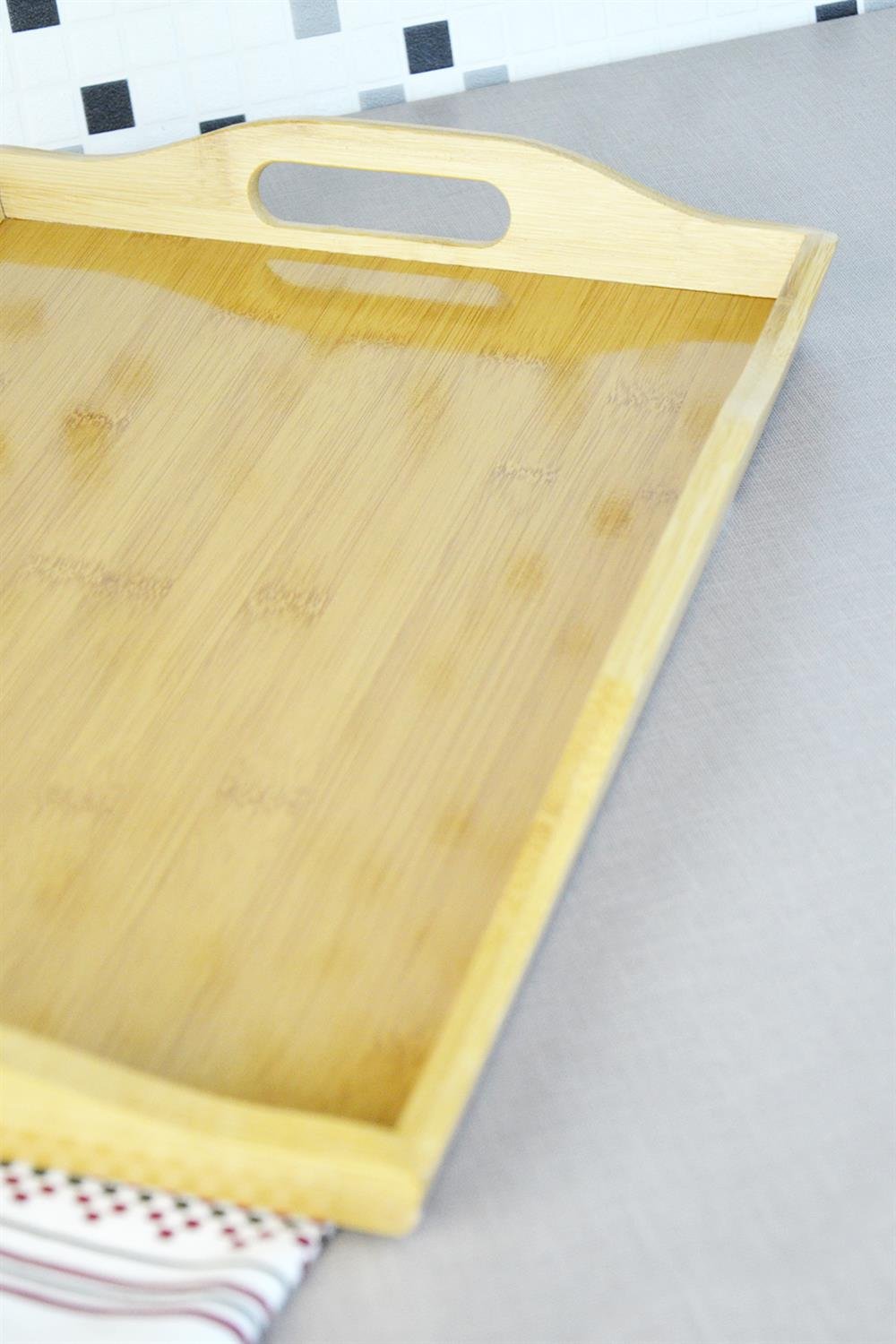 PAÇİ-BAMBU 40.5*28.5*4.5 CM DİKDÖRTGEN TEPSİ