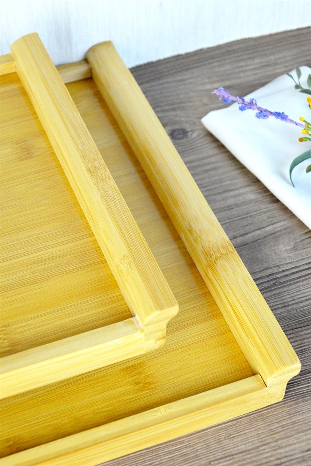 PAÇİ-BAMBU 46X33 DİKDÖRTGEN TEPSİ