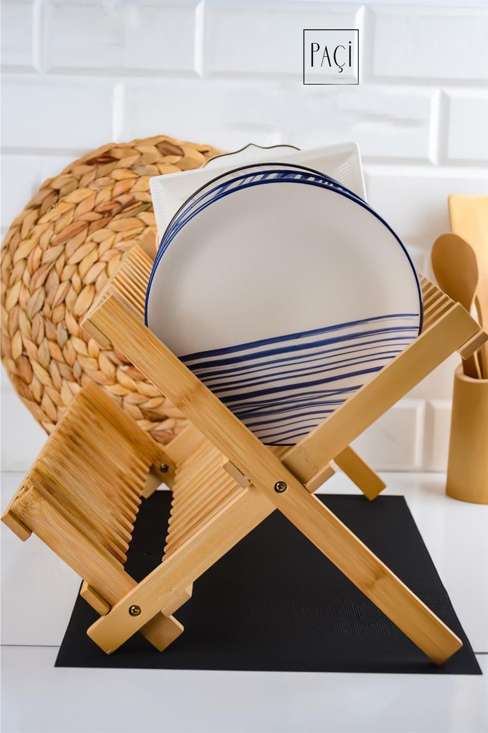 PAÇİ-BAMBU 47*32 CM KATLANIR BULAŞIKLIK