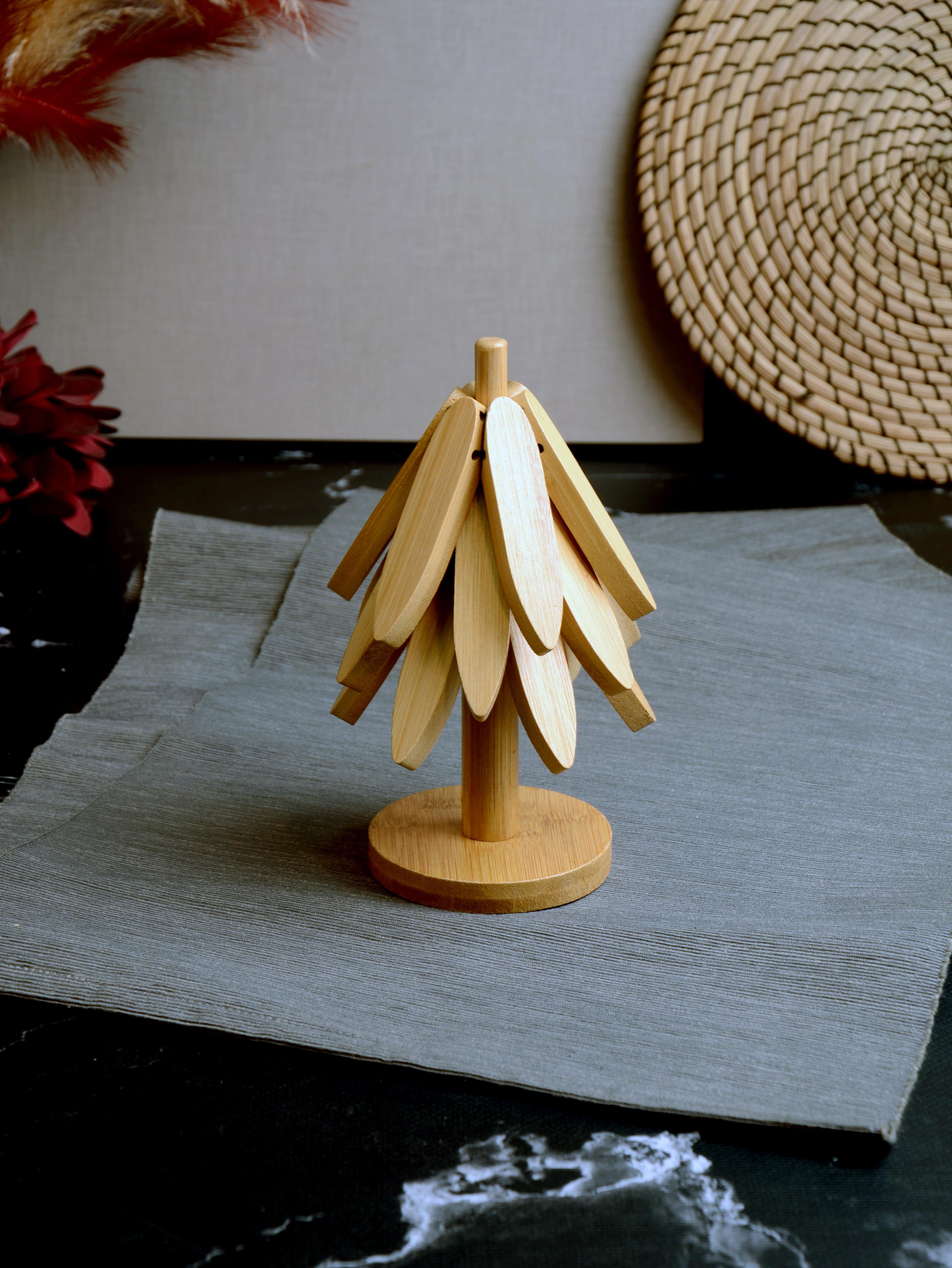 PAÇİ-BAMBU BARDAK TABAK ALTI