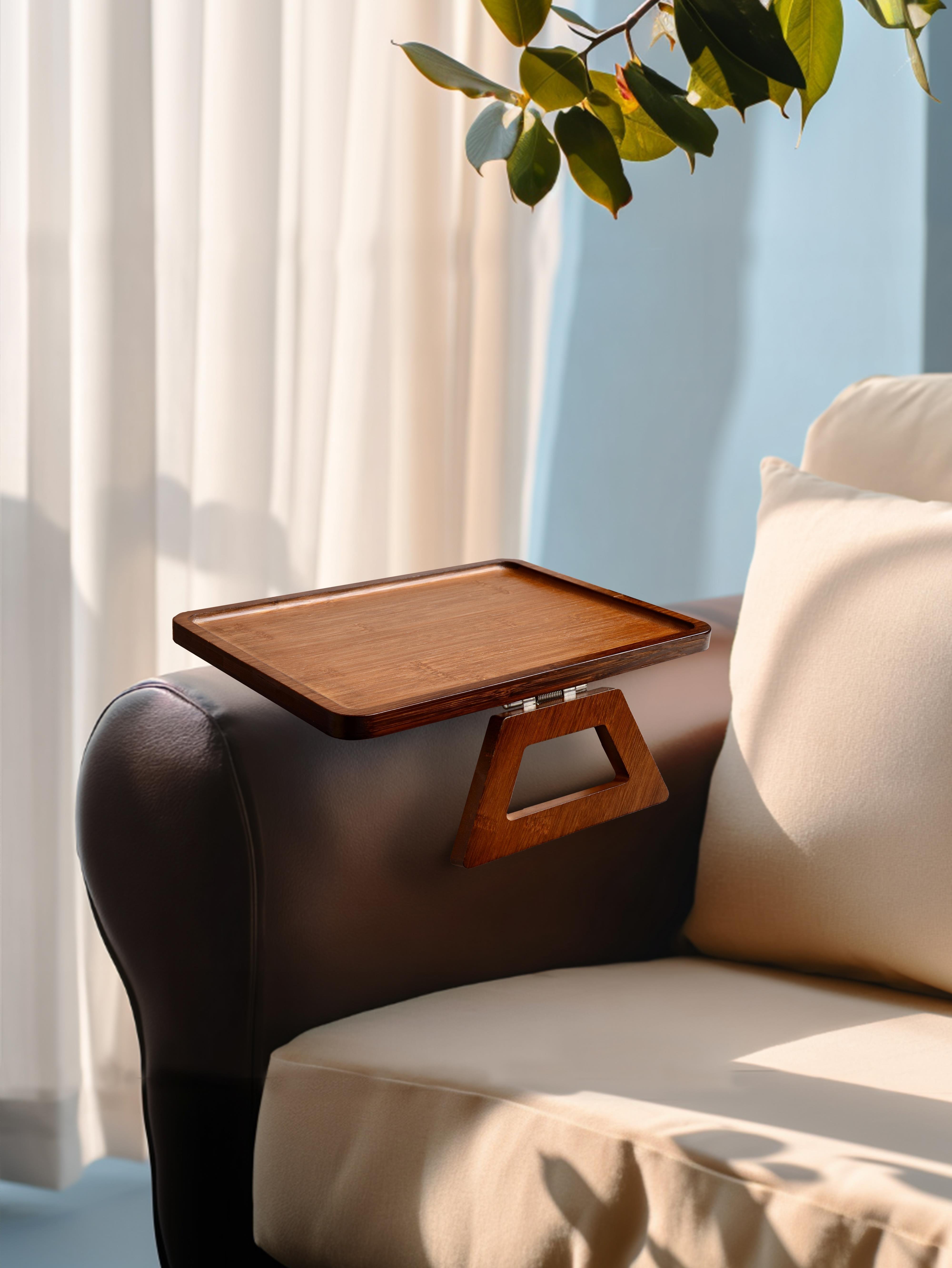 PAÇİ-BAMBU KAHVERENGİ DİKDÖRTGEN SUNUM TEPSİ