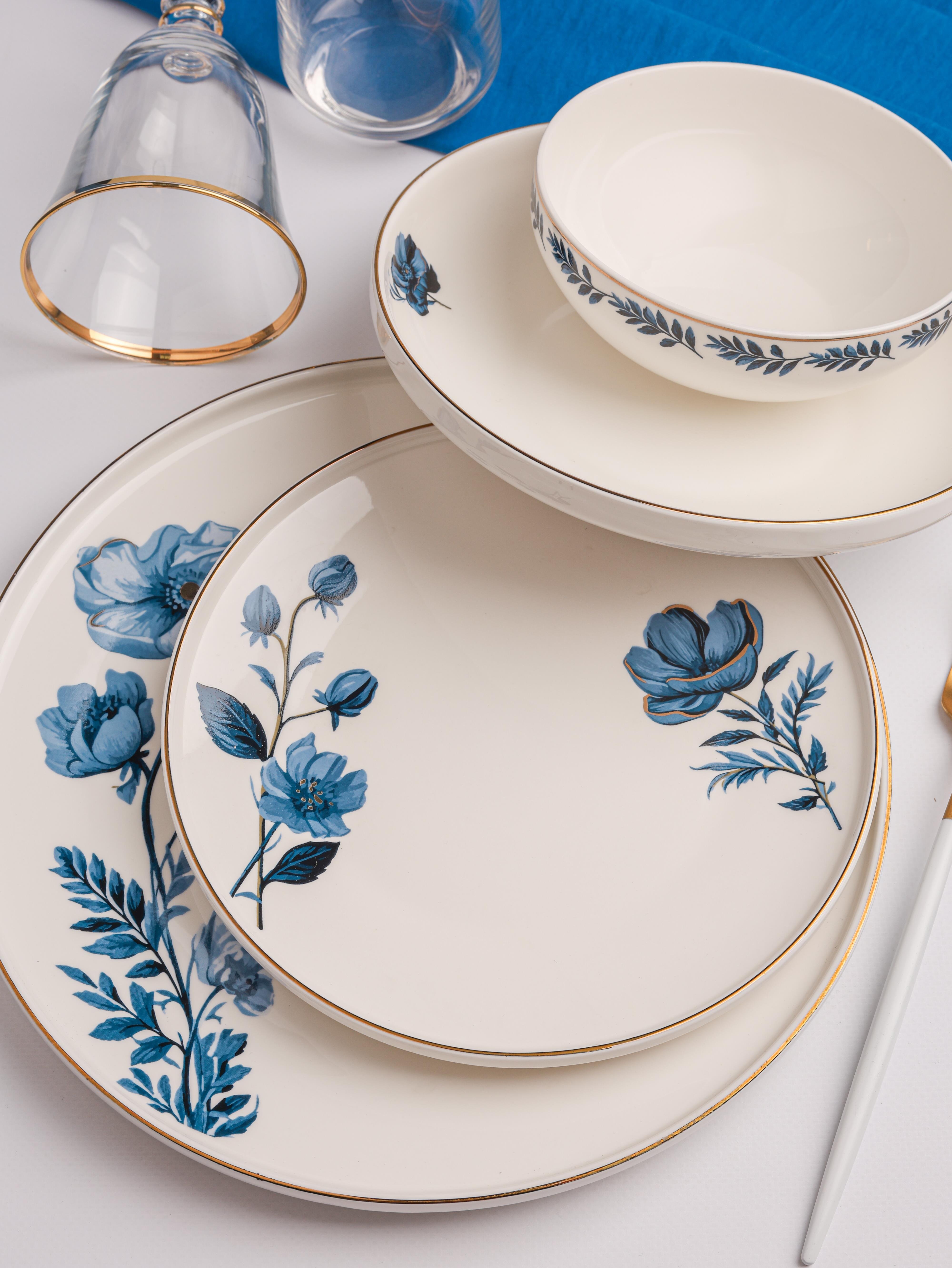 PAÇİ-CLODİA 24 PARÇA ÇİÇEKLİ YEMEK TAKIMI