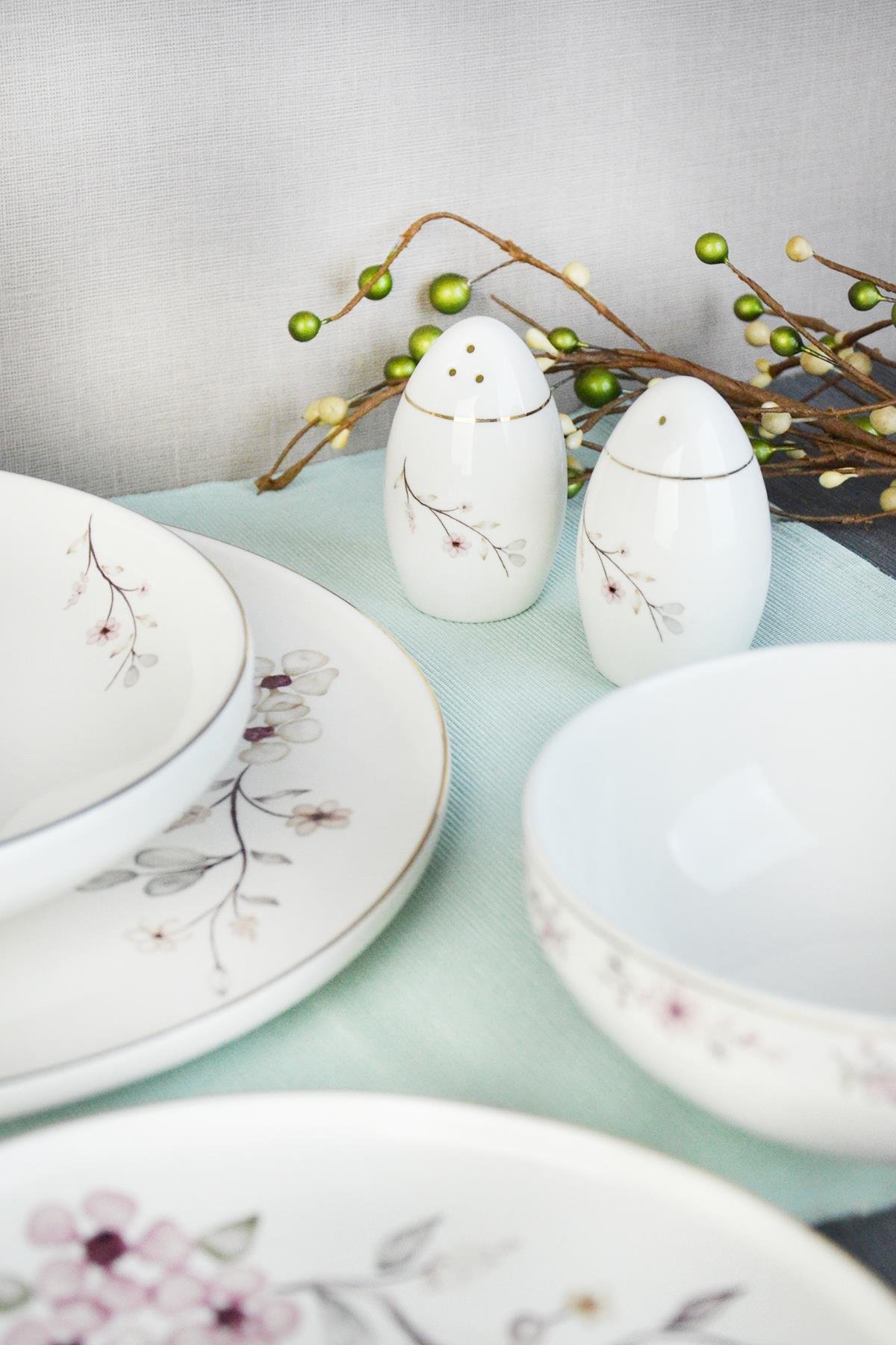 PAÇİ-CLODİA 55 PARÇA ÇİÇEKLİ YEMEK TAKIMI