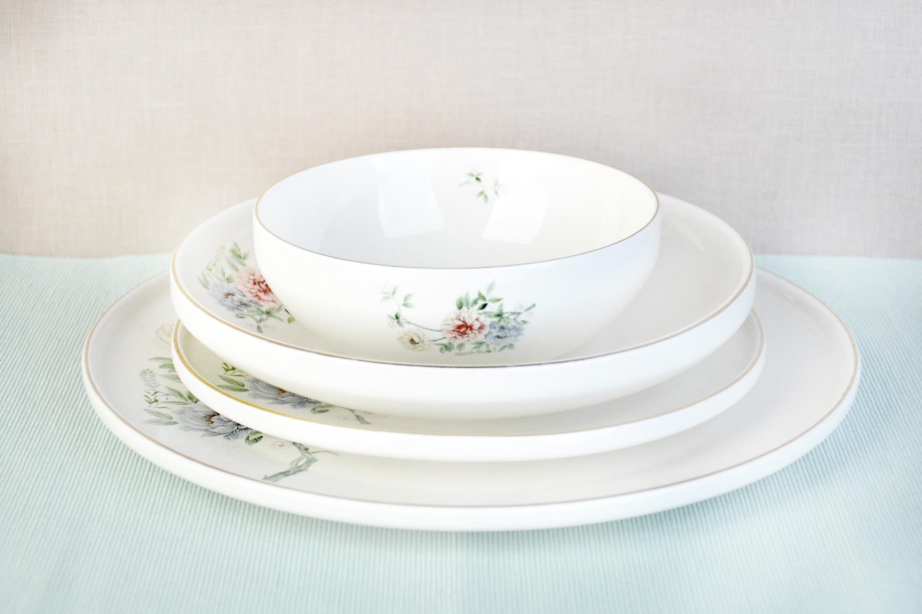 PAÇİ-CLODİA 55 PARÇA ÇİÇEKLİ YEMEK TAKIMI