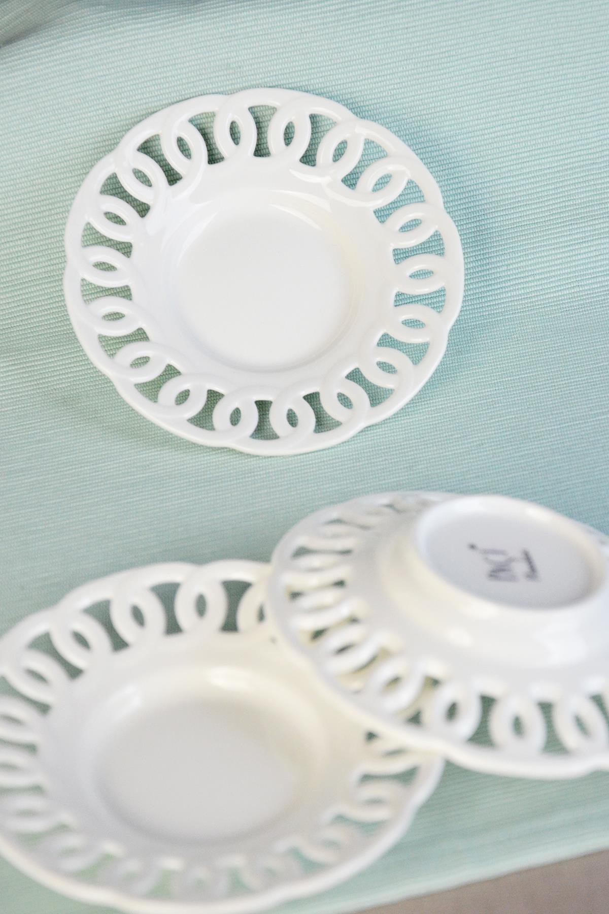 PAÇİ-DANTEL MOTİFLİ 72'Lİ ÇAY TABAĞI