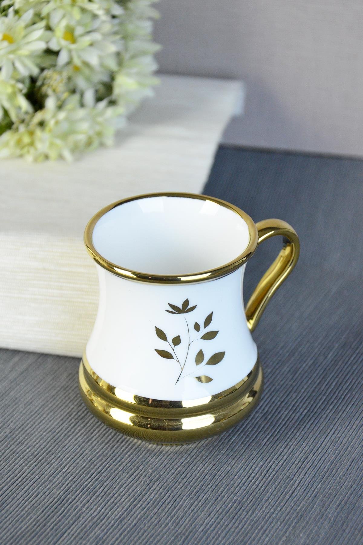 PAÇİ-FİORE PORSELEN YALDIZLI KUPA