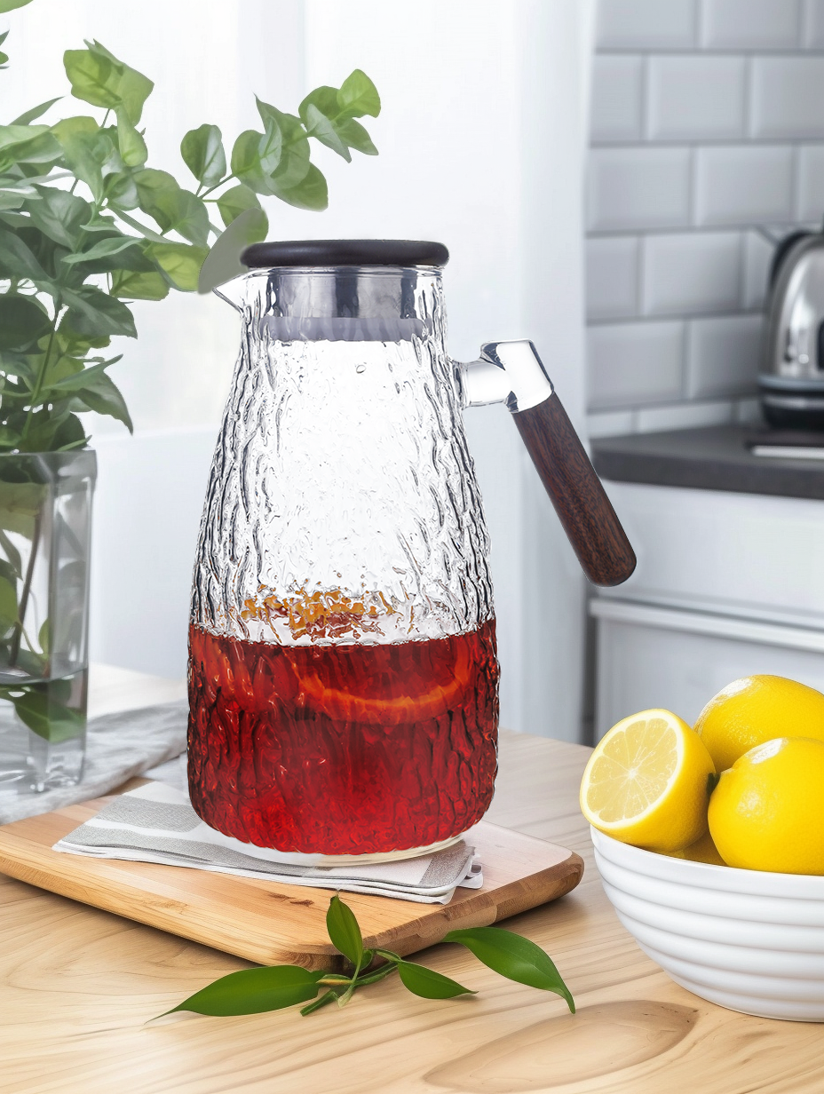 PAÇİ-GRİNKLE 1900 ML AKASYA KAPAKLI CAM SÜRAHİ