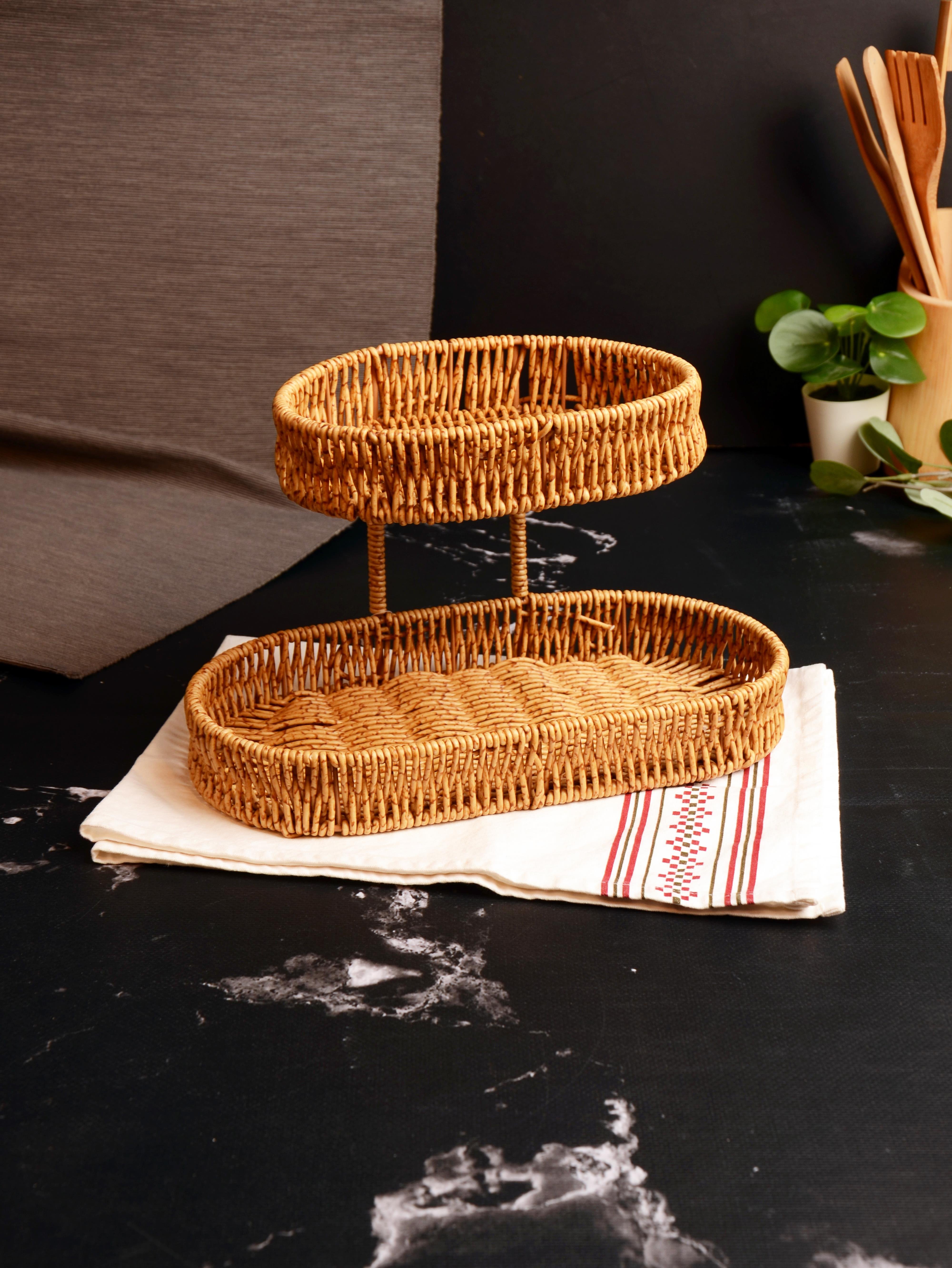 PAÇİ-HASIR 2 KATLI OVAL MEYVELİK