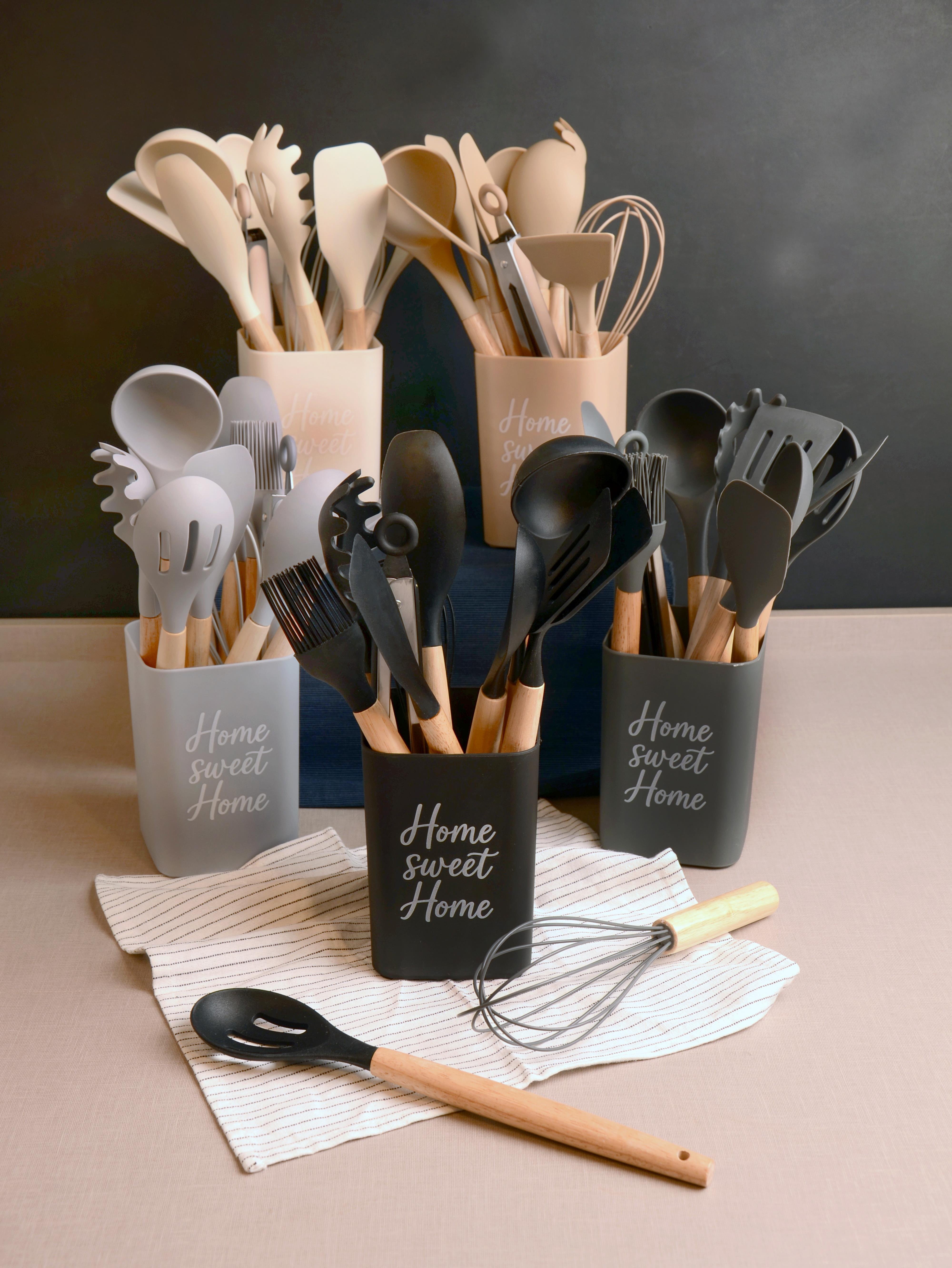 PAÇİ-KARE 12 PARÇA SİLİKON MUTFAK SETİ