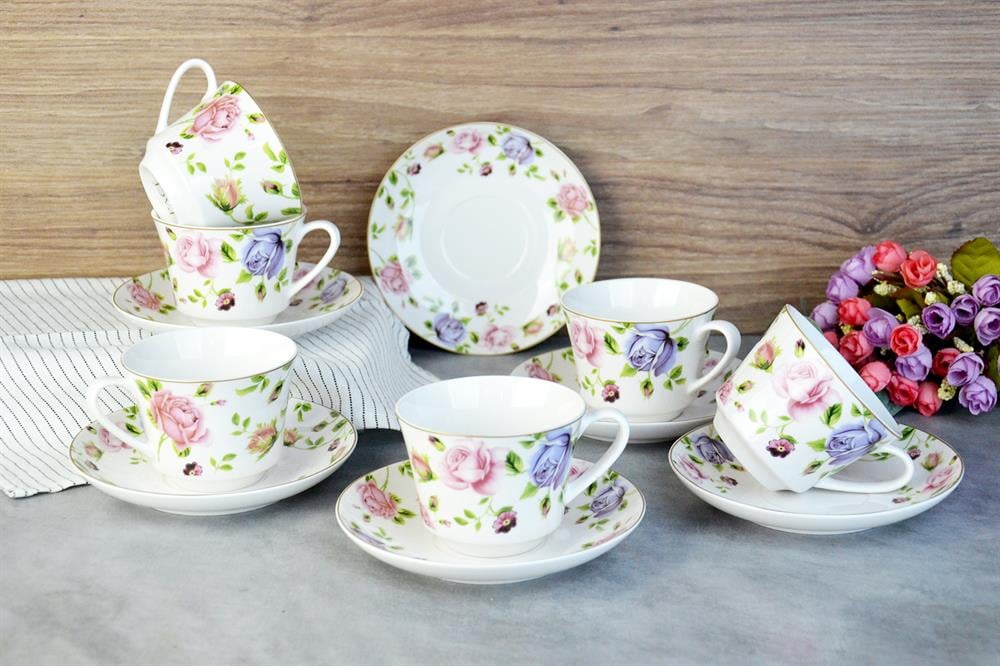 PAÇİ-LAURA PORSELEN ÇAY FİNCANI SETİ