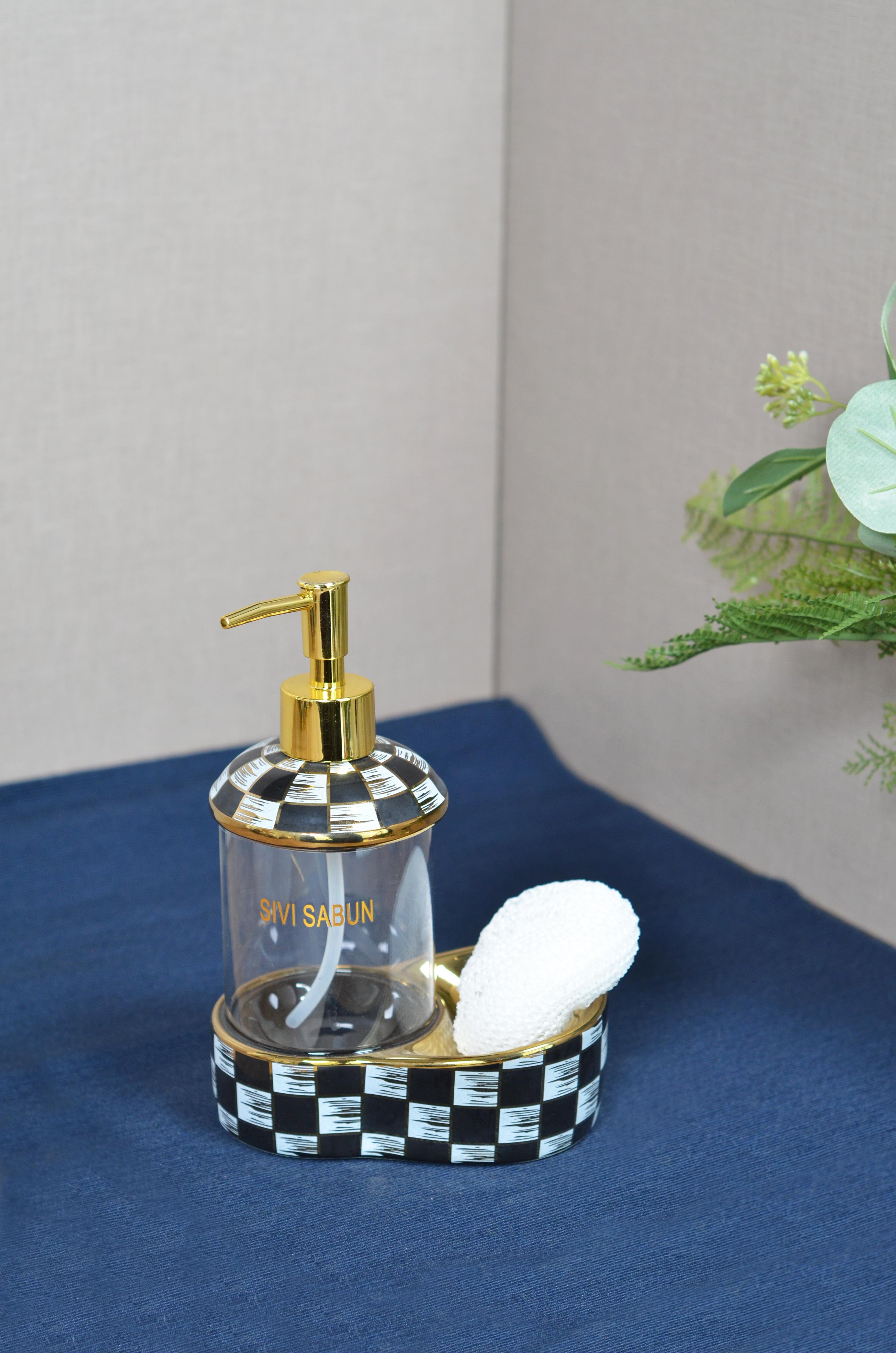 PAÇİ-LEO SÜNGERLİ TEKLİ CAM SIVI SABUNLUK