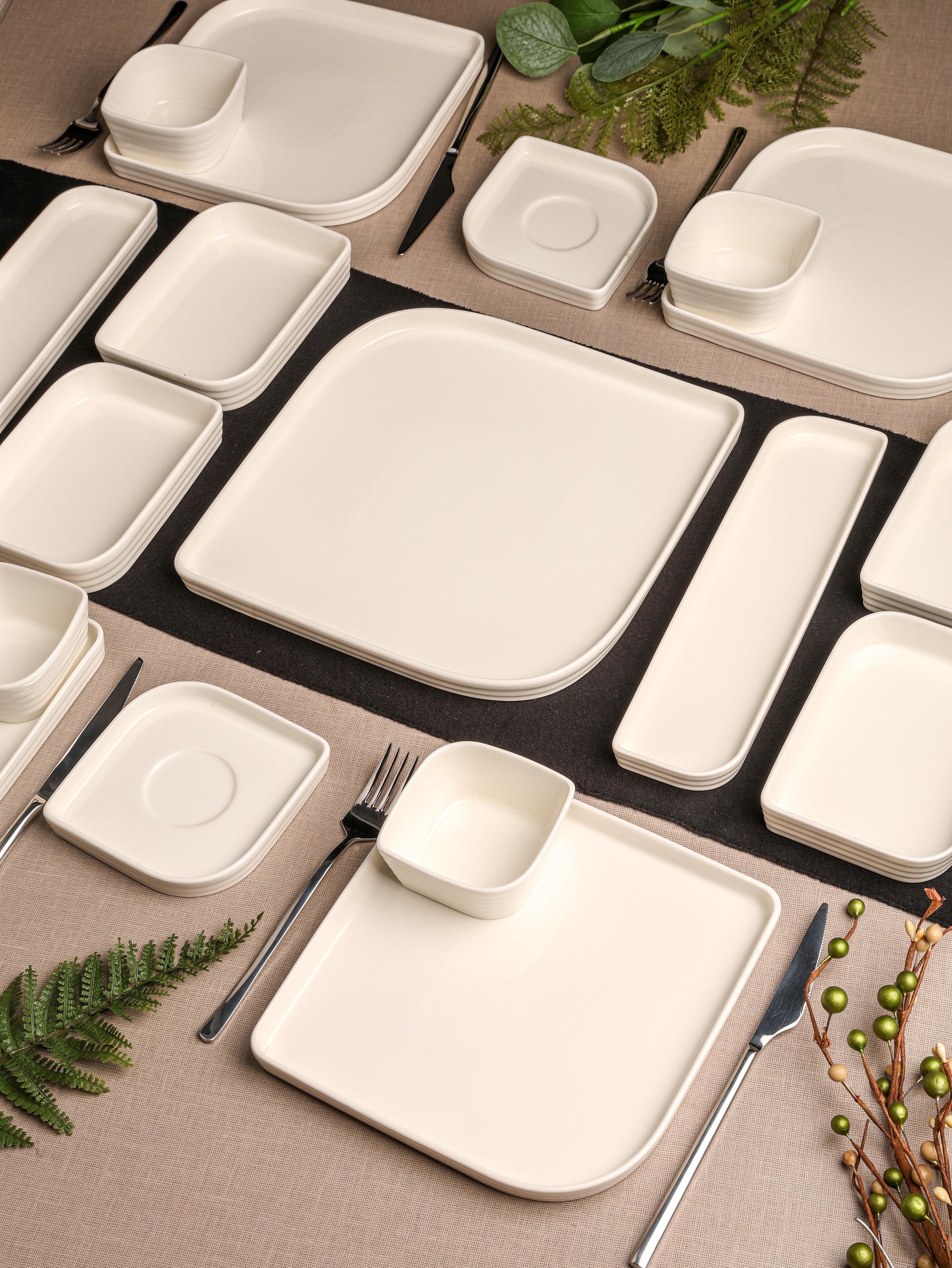 PAÇİ-LİLİAN BEYAZ 25 PARÇA KAHVALTI SETİ