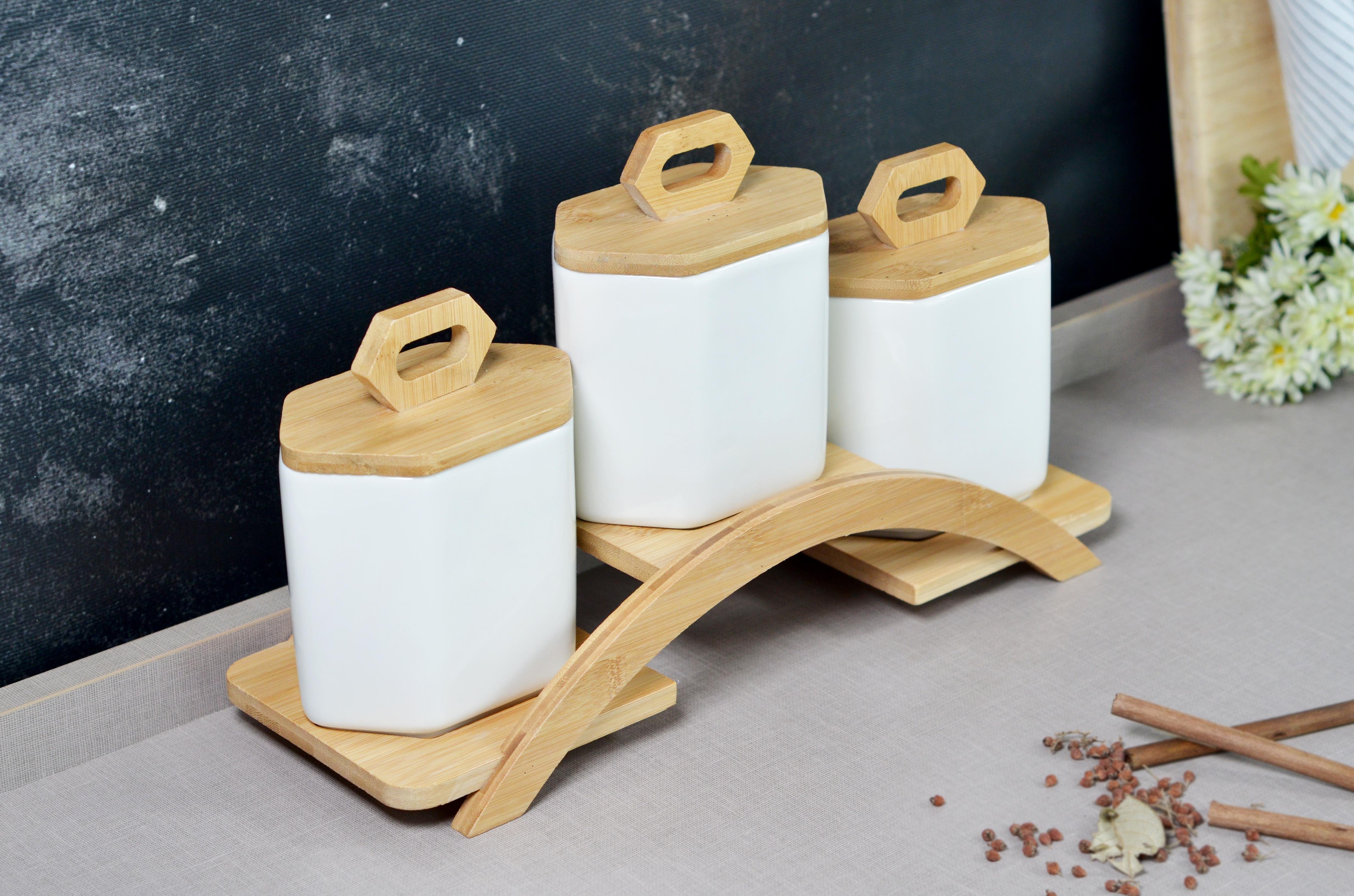 PAÇİ-LİNDA 3'LÜ STANDLI BAHARATLIK SETİ