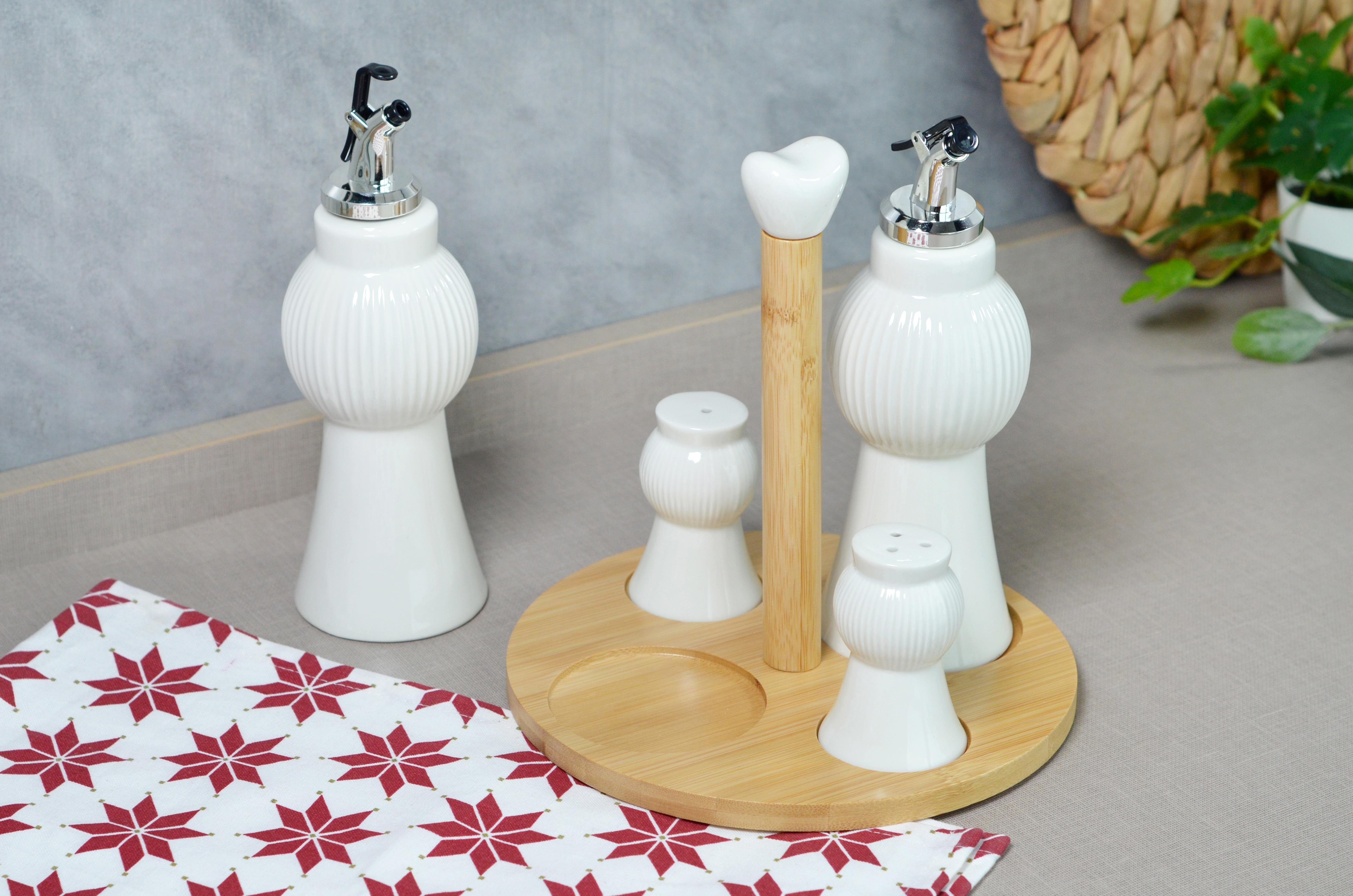 PAÇİ-LUCY 4'LÜ STANDLI YAĞLIK SİRKELİK SETİ