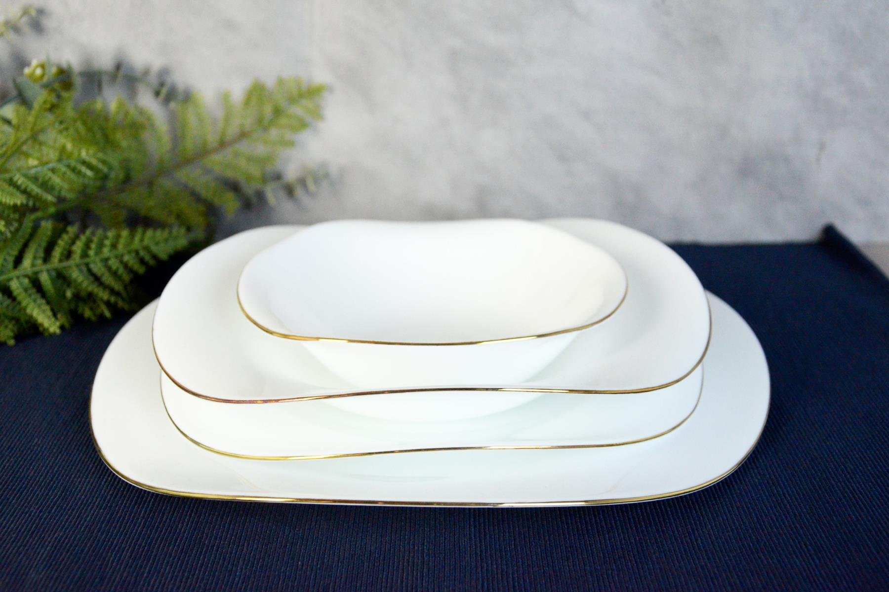 PAÇİ-LUMİERE GOLD OPAL 24 PARÇA YEMEK TAKIMI