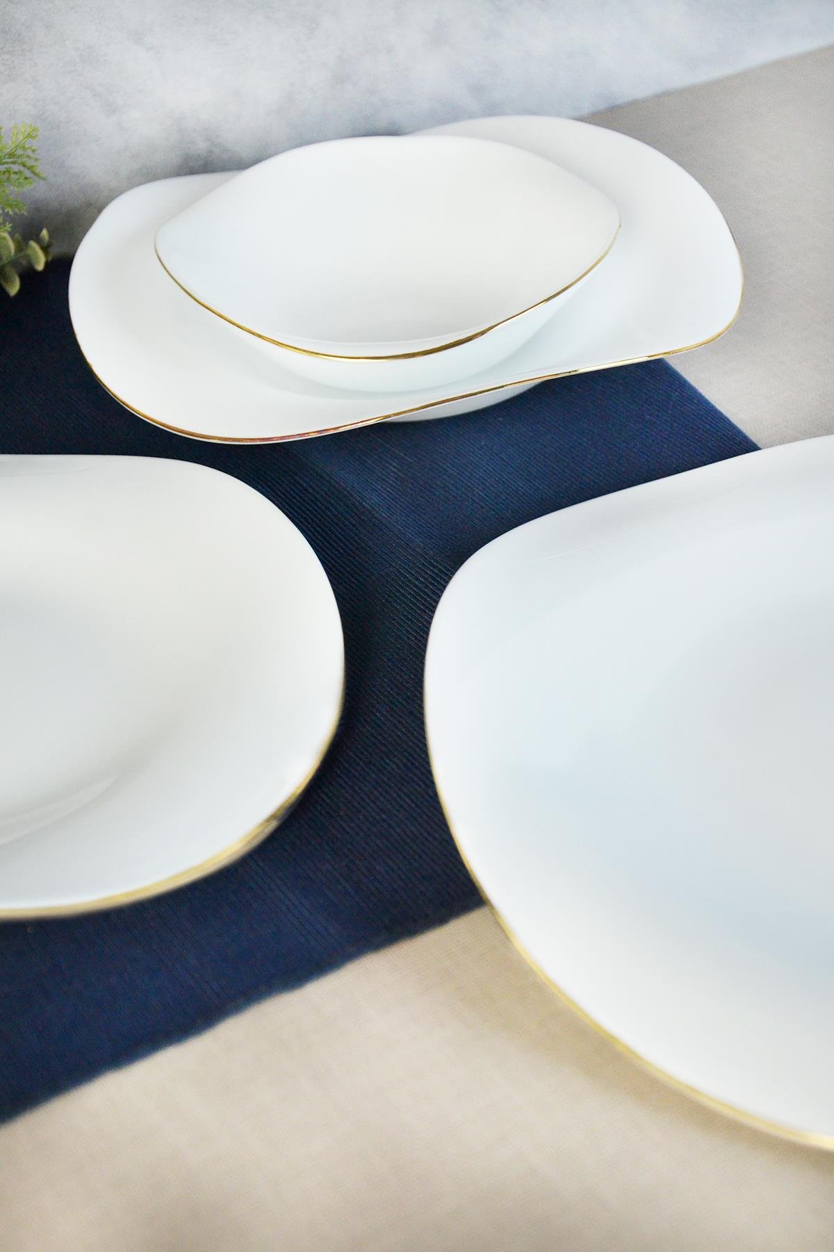 PAÇİ-LUMİERE GOLD OPAL 24 PARÇA YEMEK TAKIMI