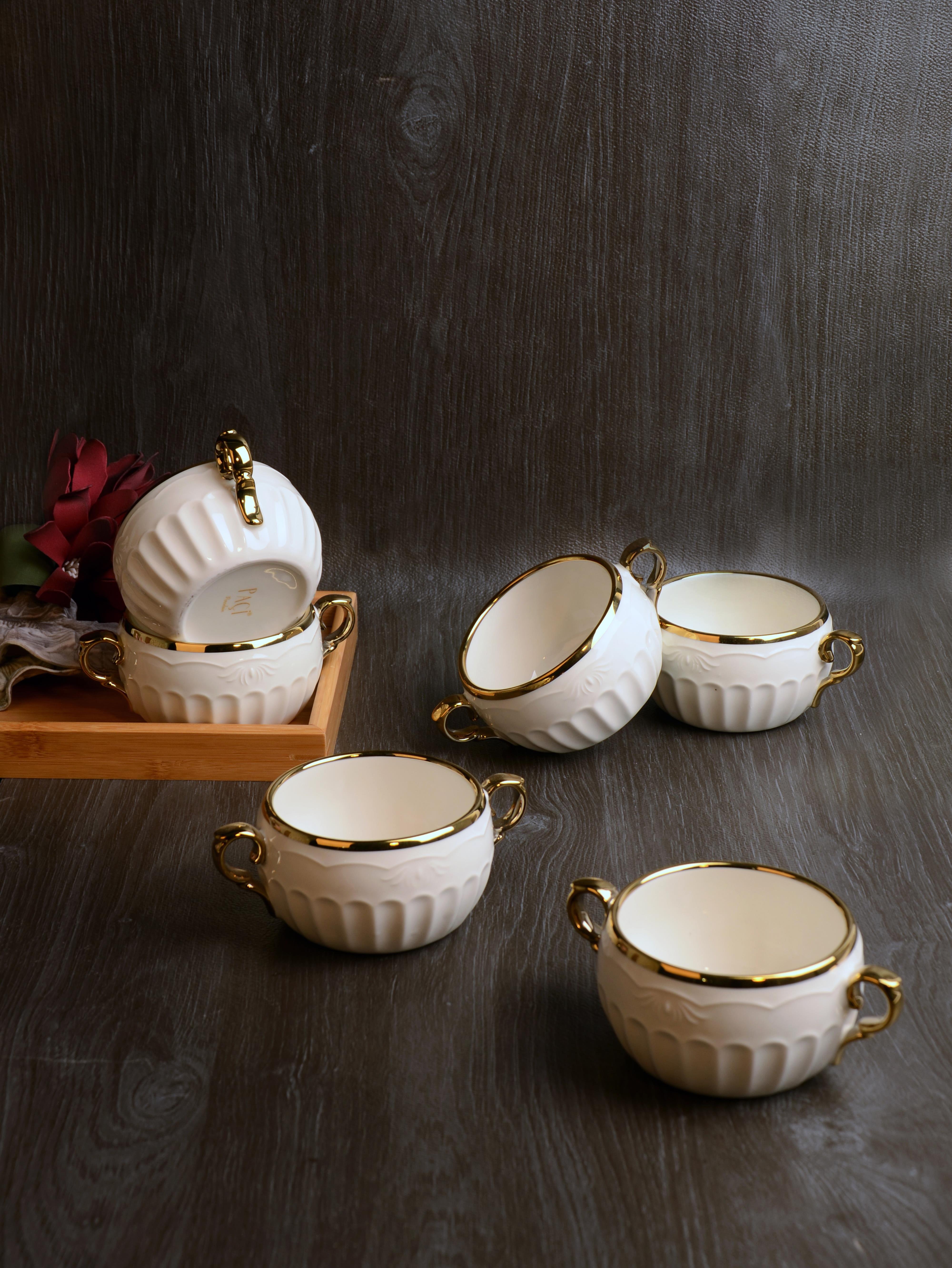 PAÇİ-MADİSON YALDIZLI 6'LI KASE SETİ