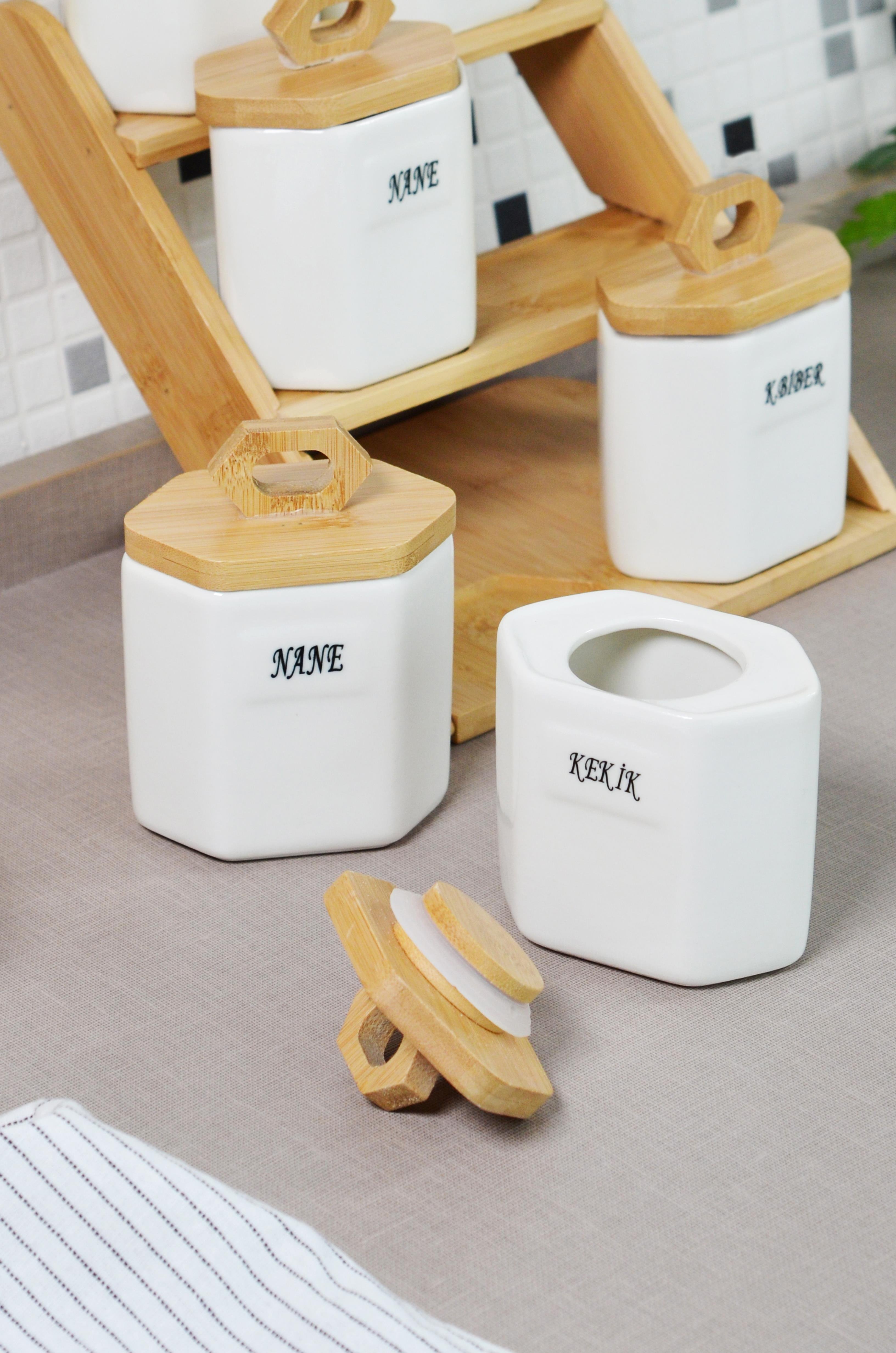 PAÇİ-MONA 6'LI STANDLI BAHARATLIK SETİ