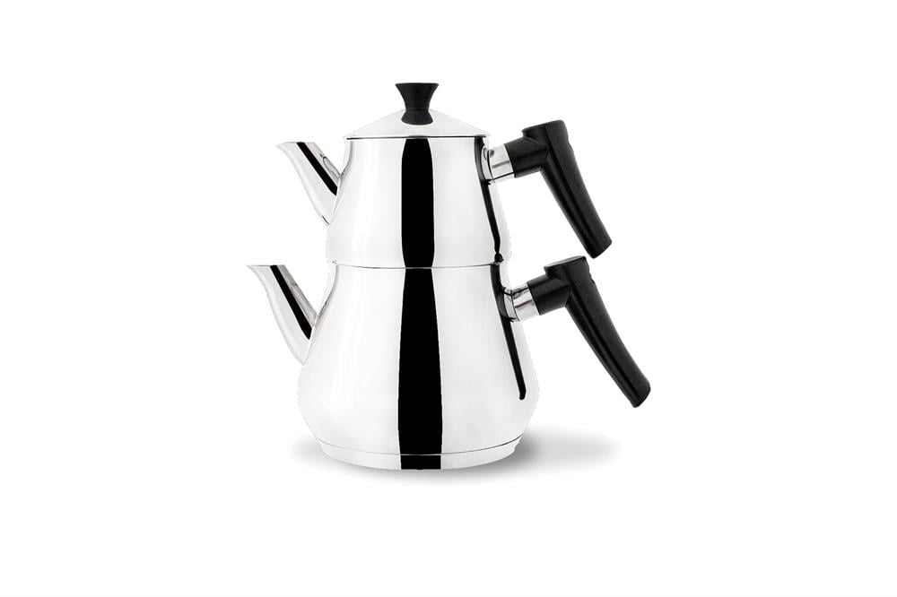 PAÇİ-PİRAMİT BKLT.KULPLU 304 ÇELİK ÇAYDANLIK