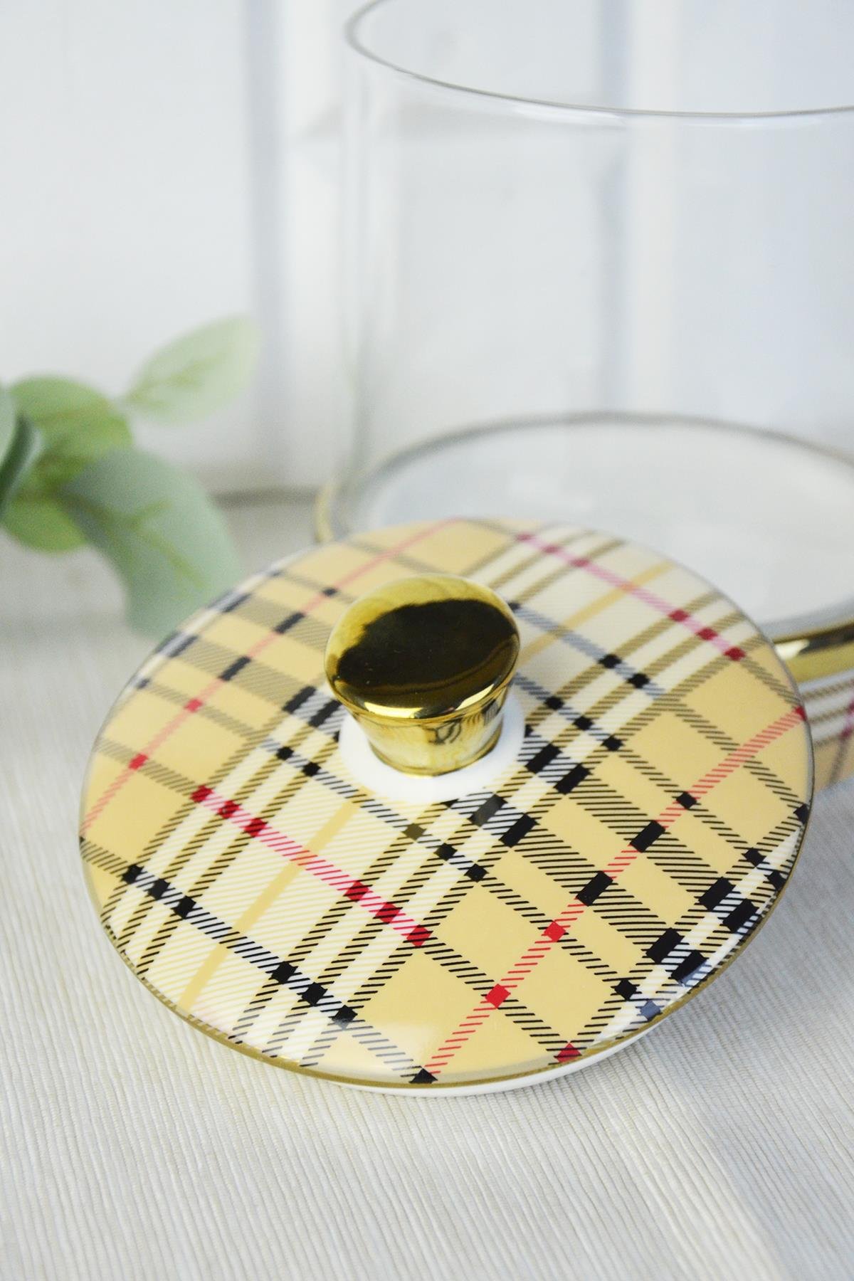 PAÇİ-PORSELEN & CAM BURBERRY BÜYÜK BOY KAVANOZ