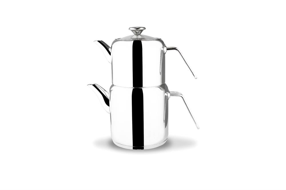 PAÇİ-SİLİNDİR MTL.KULPLU 304 ÇELİK ÇAYDANLIK