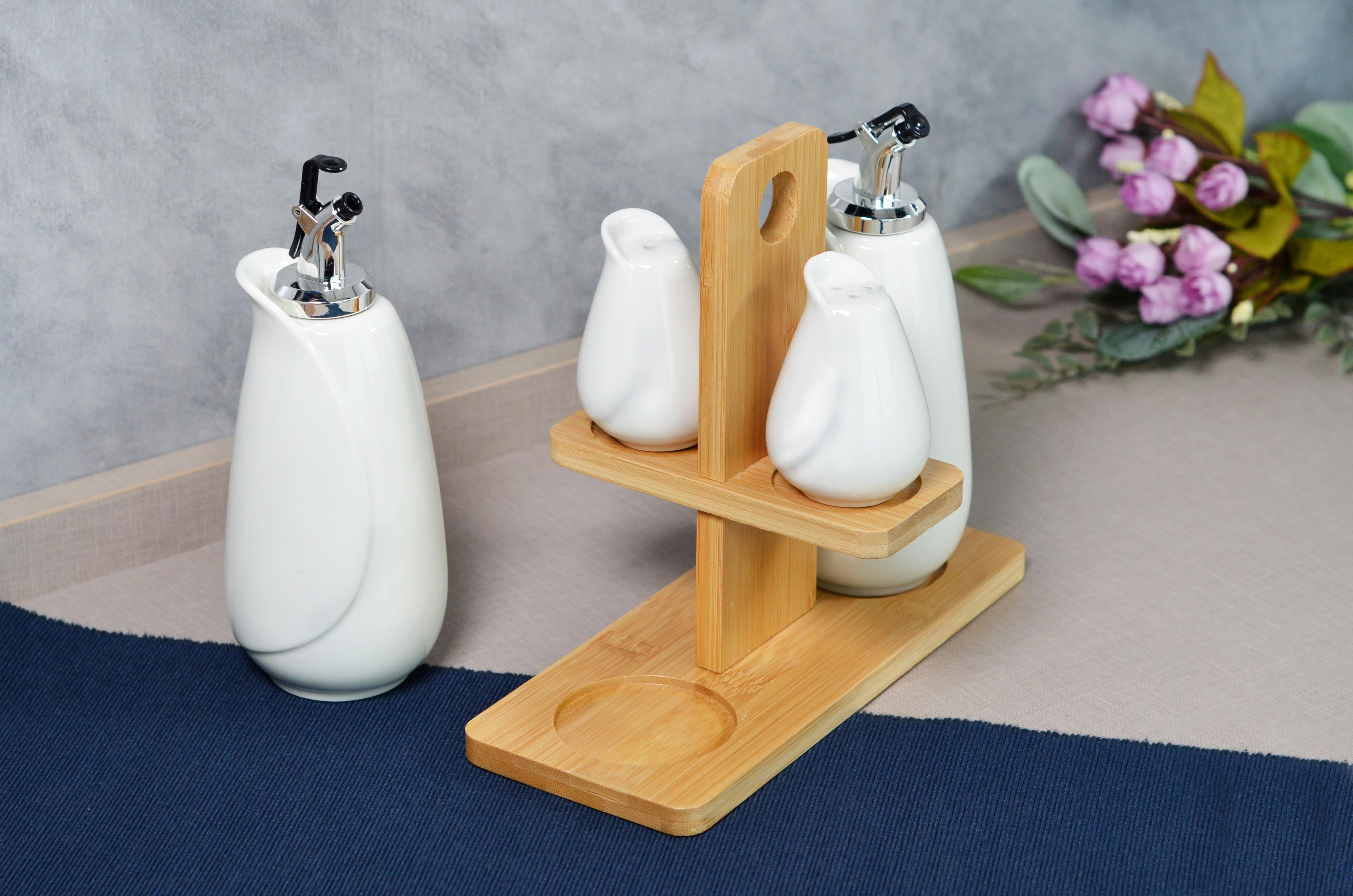 PAÇİ-STELLA 4'LÜ STANDLI YAĞLIK SİRKELİK SETİ