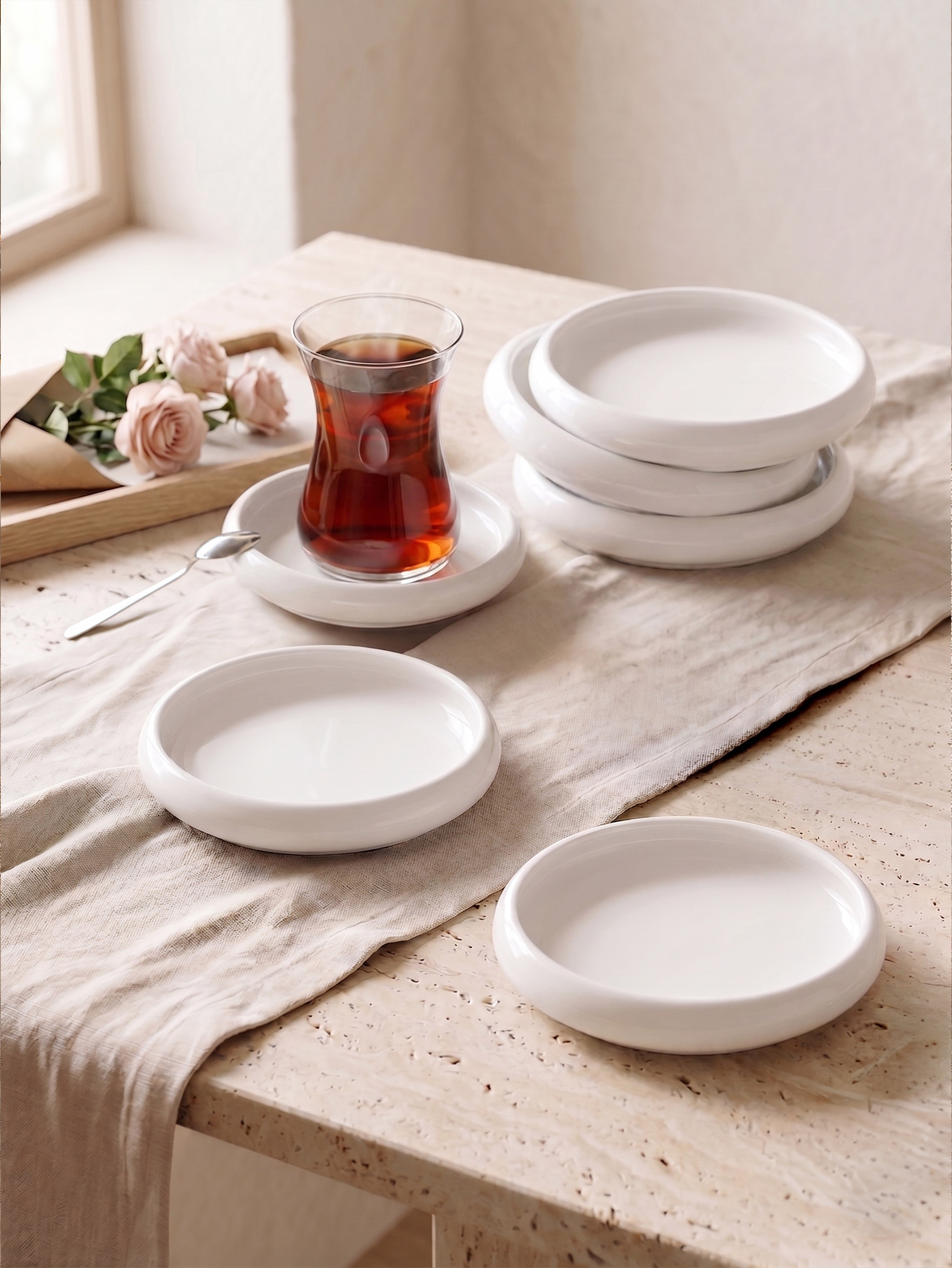 PAÇİ-VICTUS 6'LI 11 CM ÇAY TABAĞI