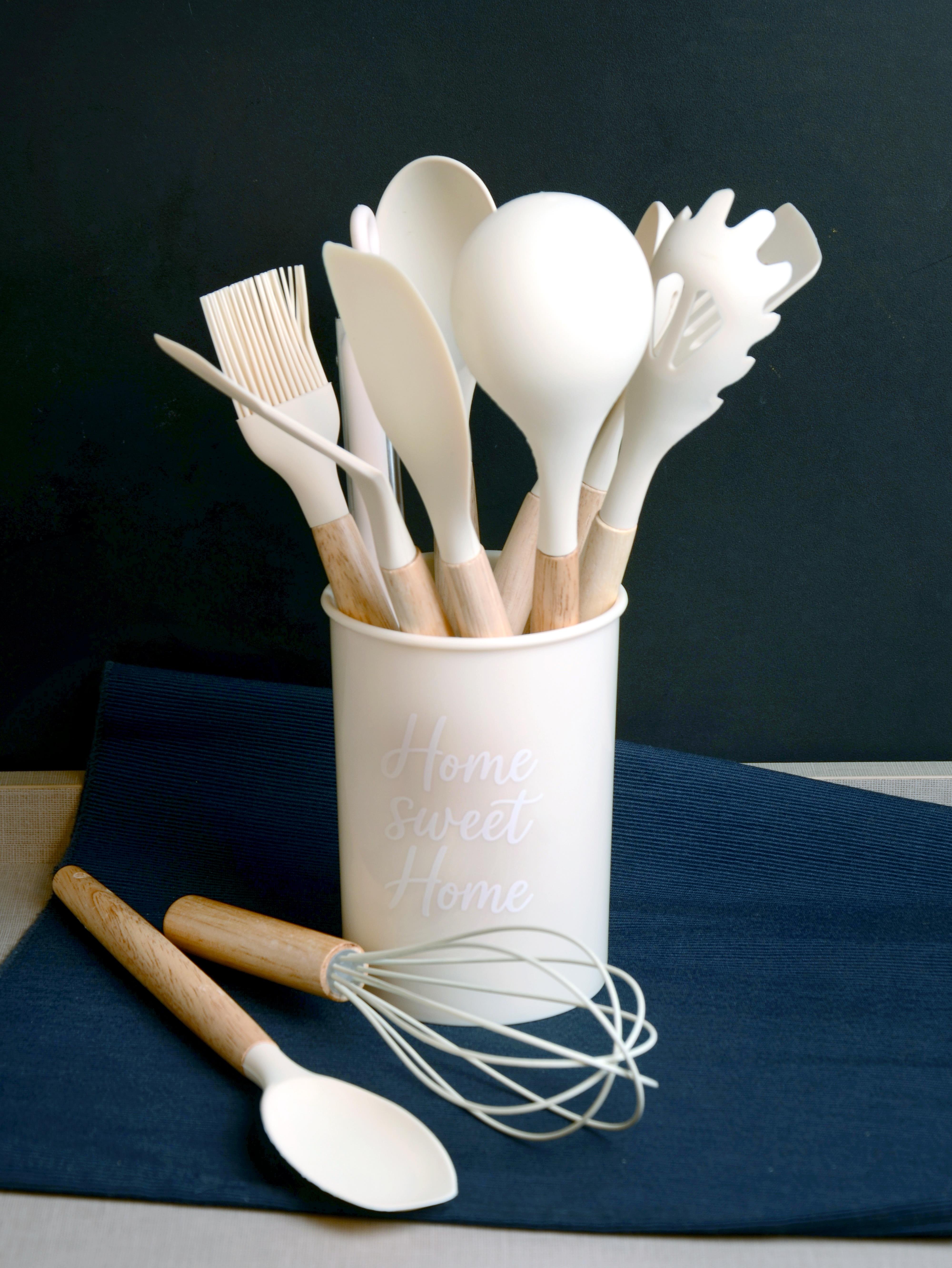 PAÇİ-YUVARLAK 12 PARÇA SİLİKON MUTFAK SETİ