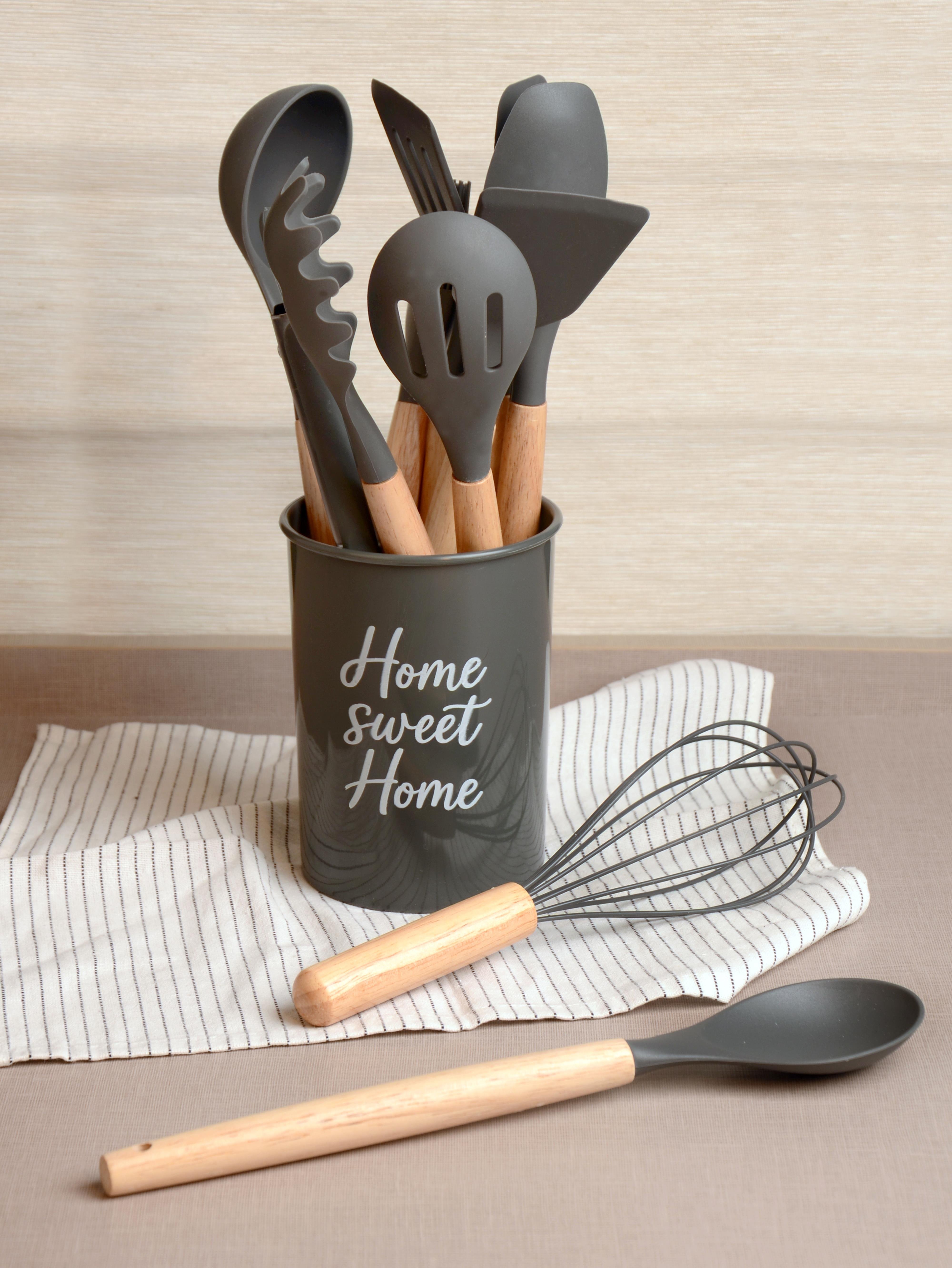 PAÇİ-YUVARLAK 12 PARÇA SİLİKON MUTFAK SETİ