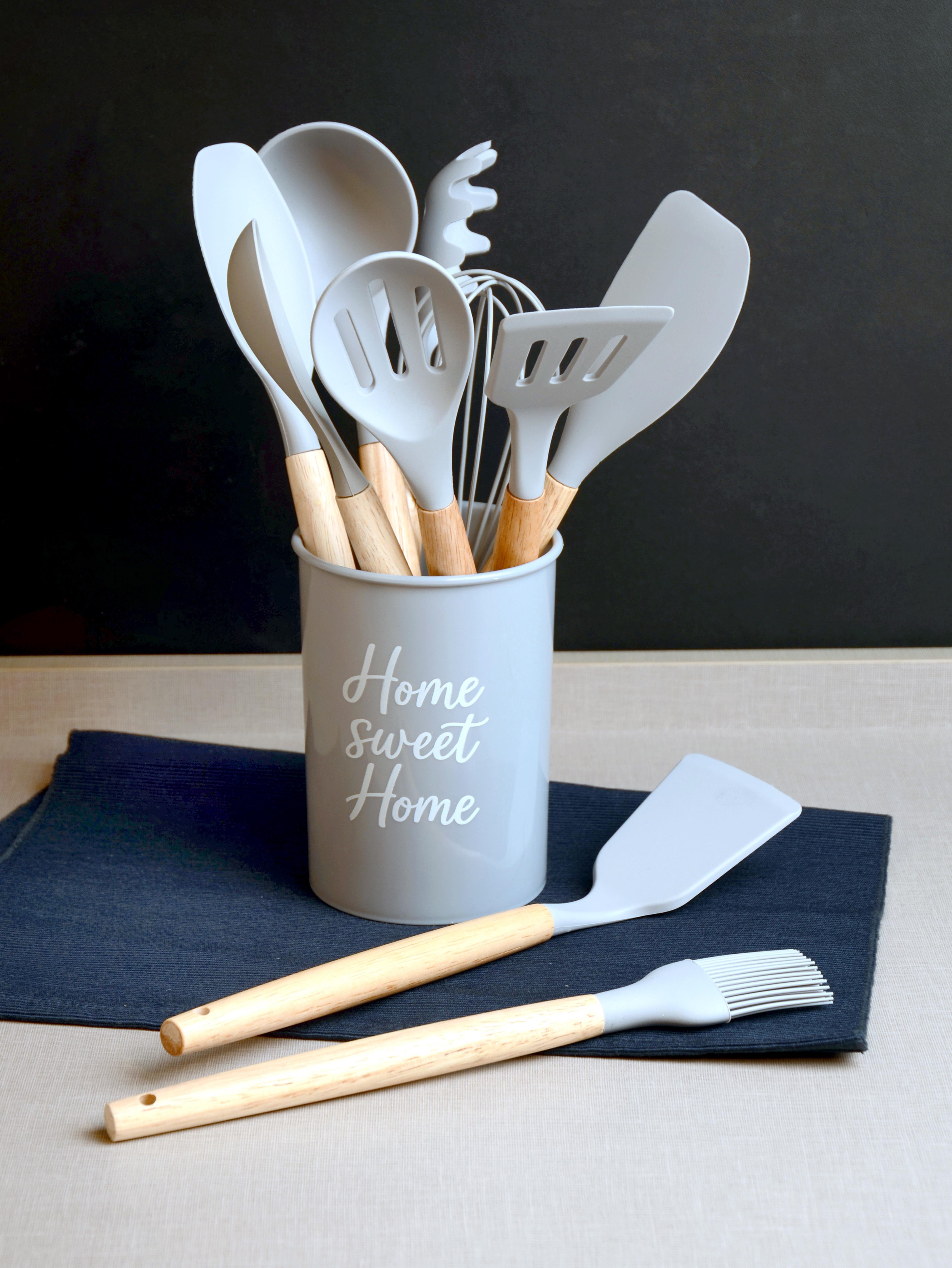 PAÇİ-YUVARLAK 12 PARÇA SİLİKON MUTFAK SETİ