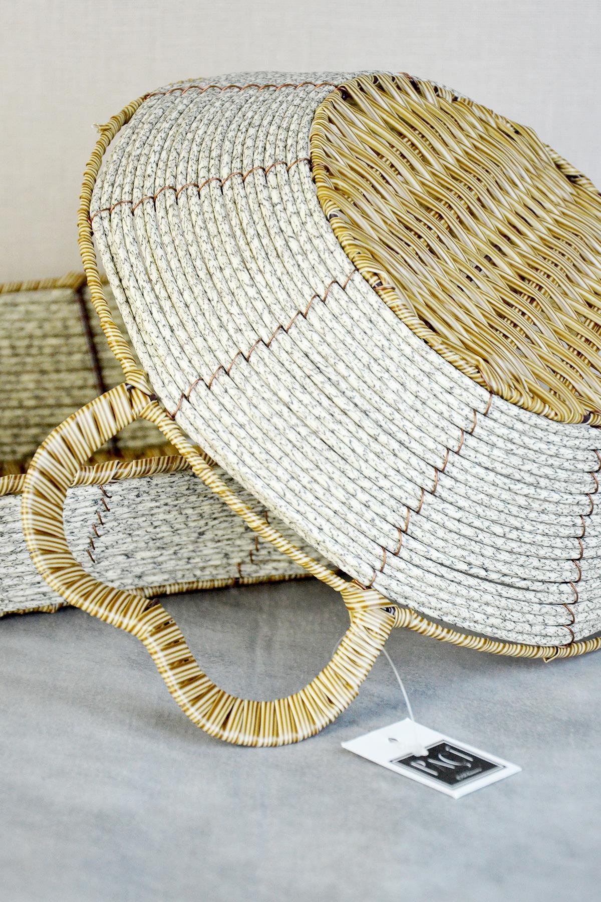 PAÇİ-YUVARLAK DÜZ EKMEK SEPETİ