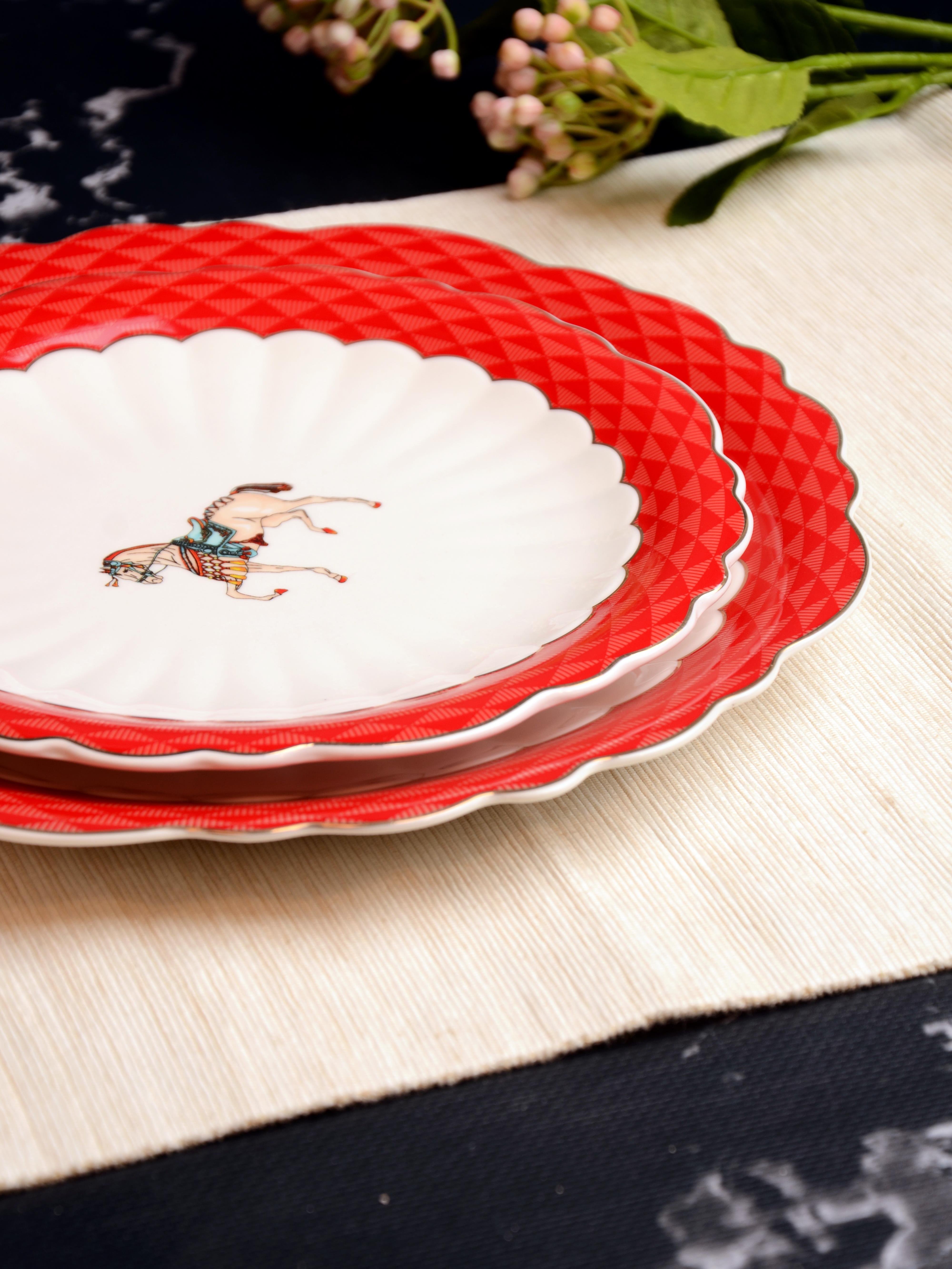 ROYAL CHARME-BLOSSOM 7'Lİ PASTA SERVİS