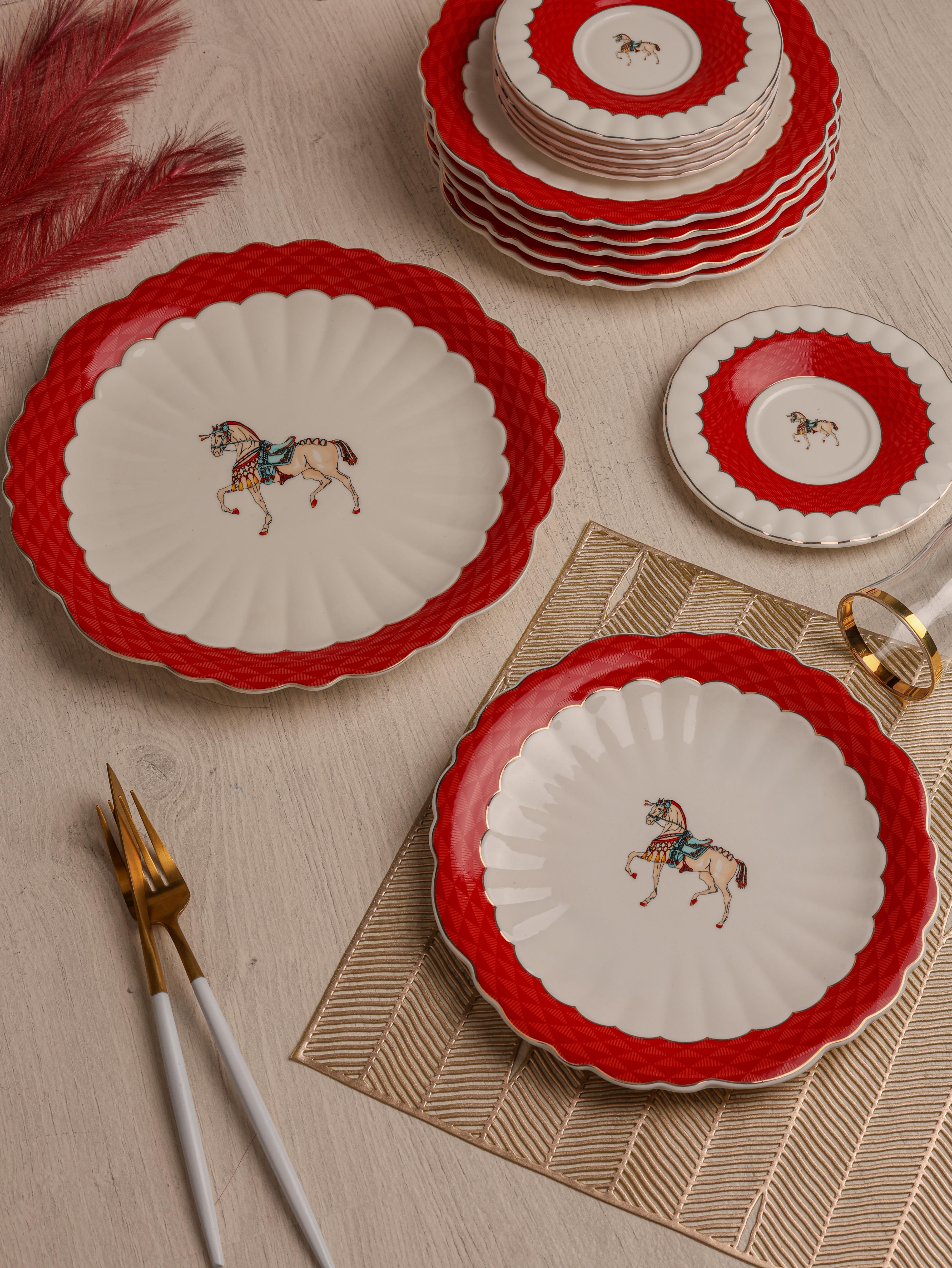 ROYAL CHARME-BLOSSOM 7'Lİ PASTA SERVİS