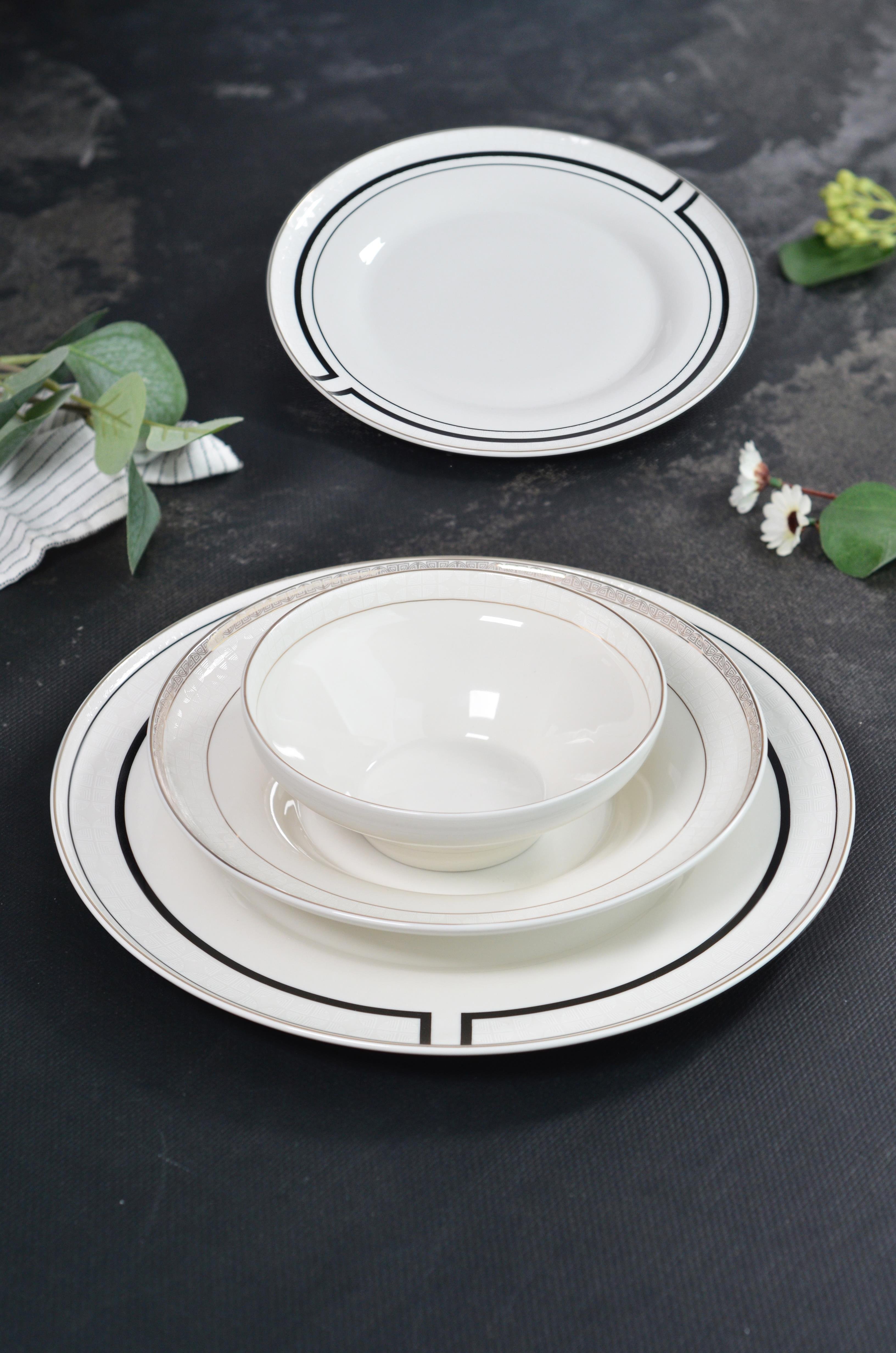 ROYAL CHARME-BONİTA 24 PARÇA BONE CHİNA YEMEK TAKIMI