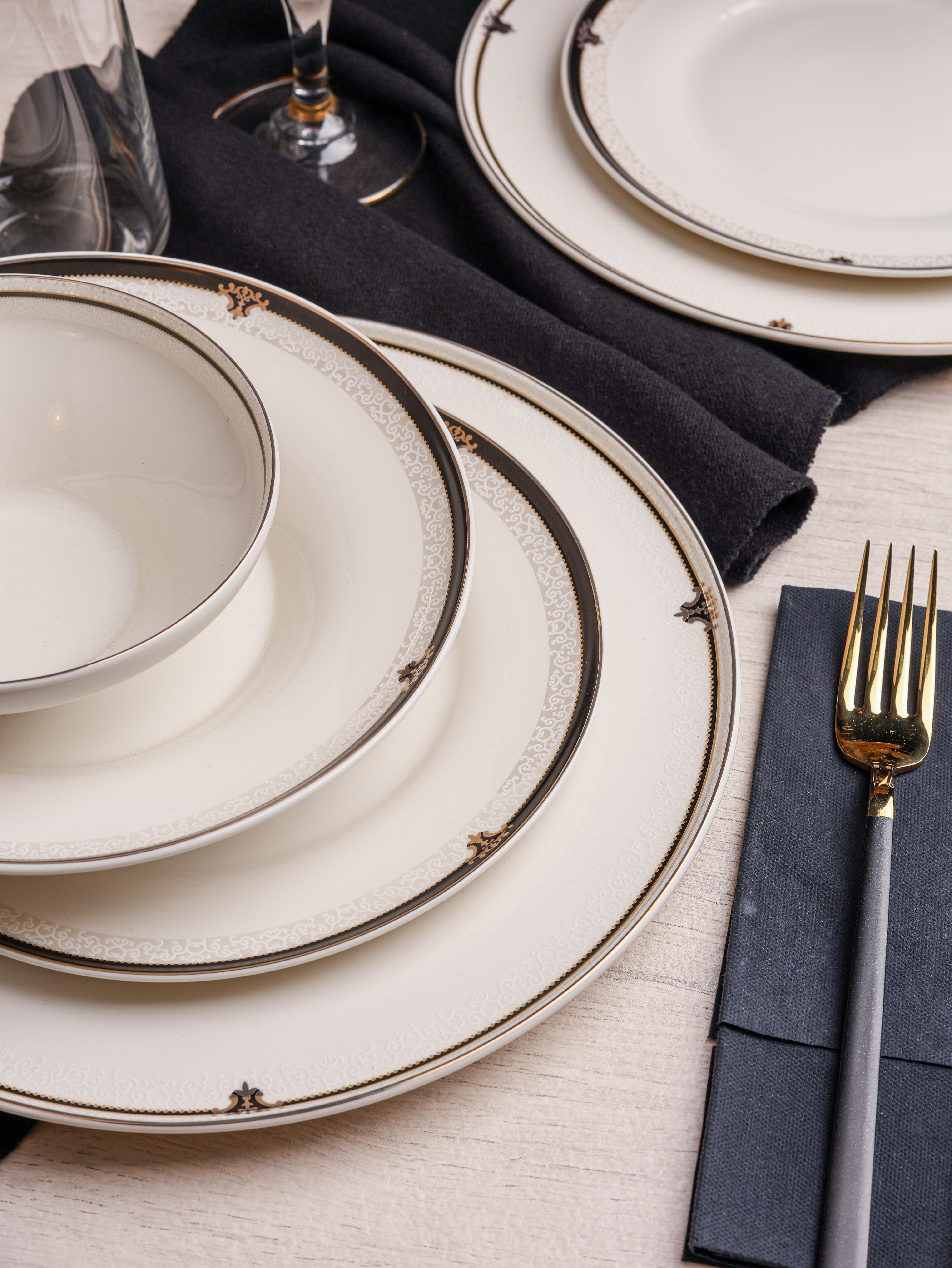 ROYAL CHARME-BONİTA 24 PARÇA BONE CHİNA YEMEK TAKIMI