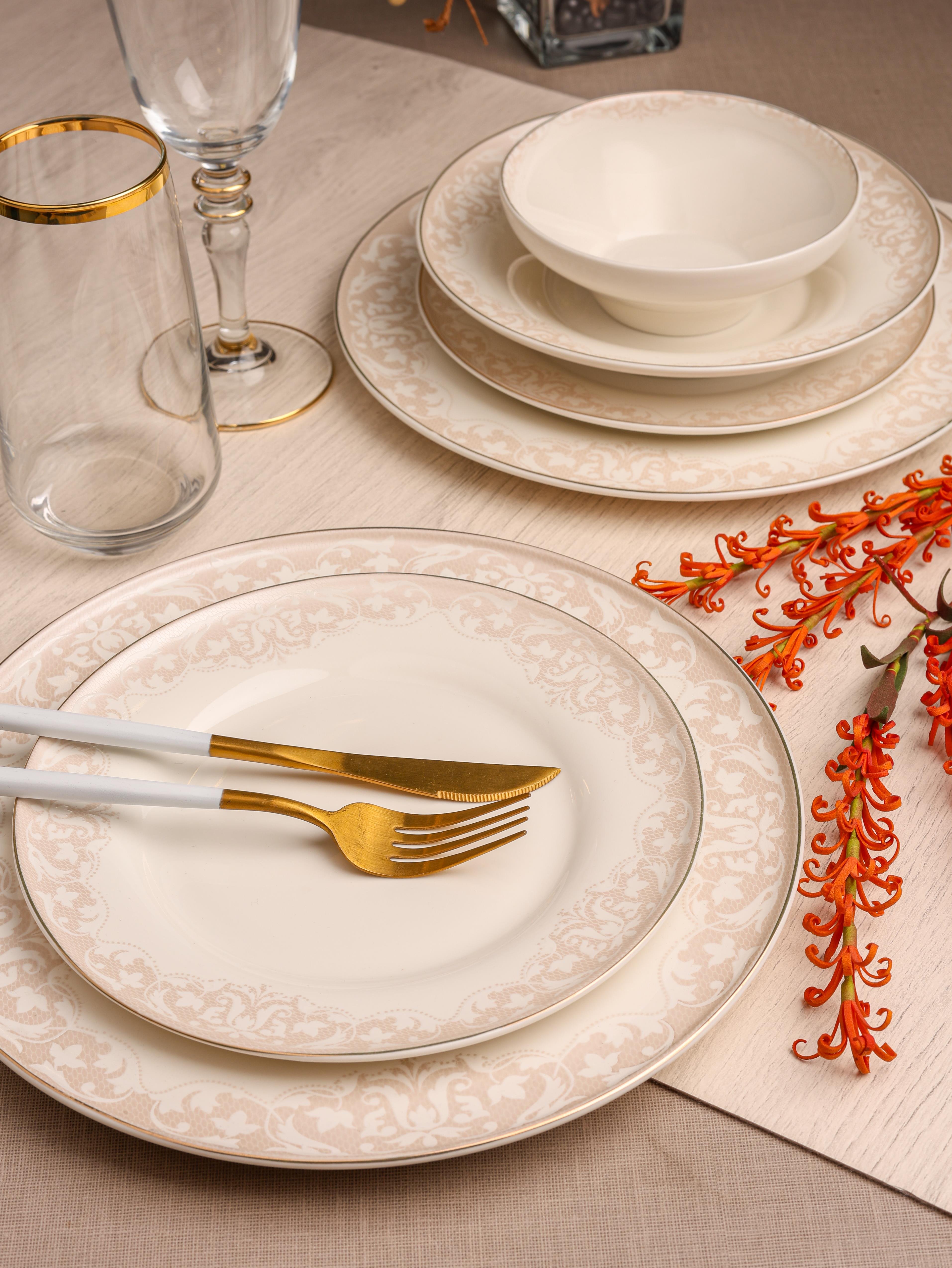 ROYAL CHARME-BONİTA 24 PARÇA BONE CHİNA YEMEK TAKIMI